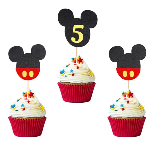 5th Birthday Cupcake Toppers