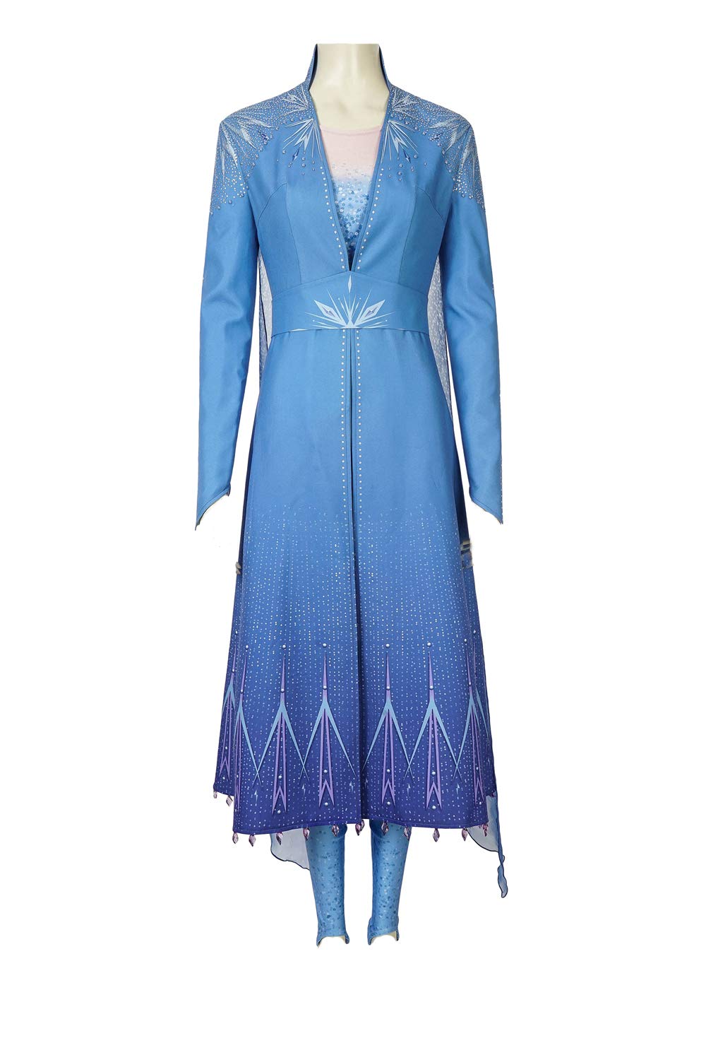 Anna & Elsa Frozen Princess Costume Dress for Halloween, Cosplay, Birthday Party - Fancy Outfit for Adults & Kids - Perfect for Disney Themed Events & Dress-Up Play