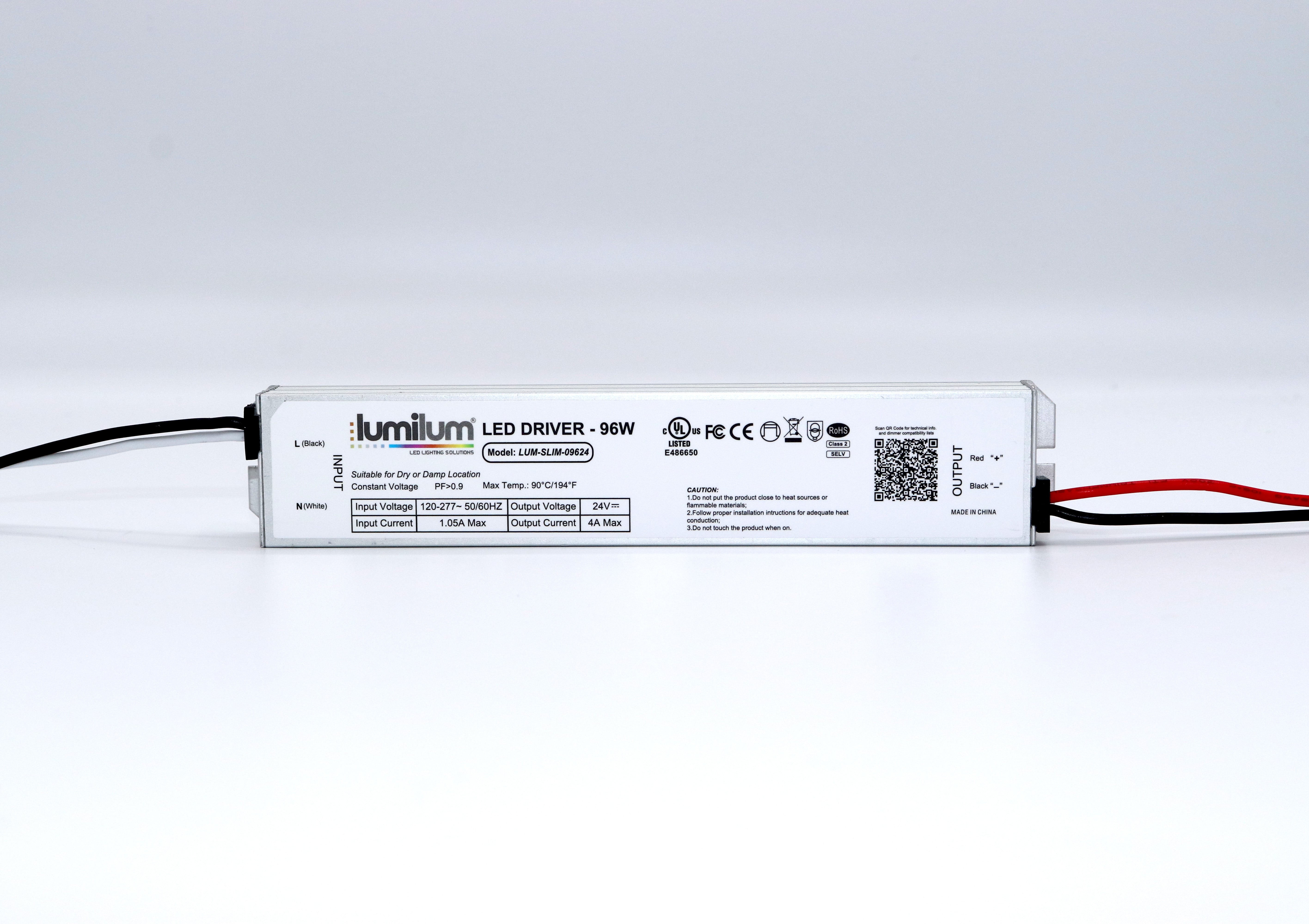 24V Non-Dimming Electronic Transformer 60W/96W - Power Supply for LED Lighting, Landscape Lights, and Low Voltage Systems