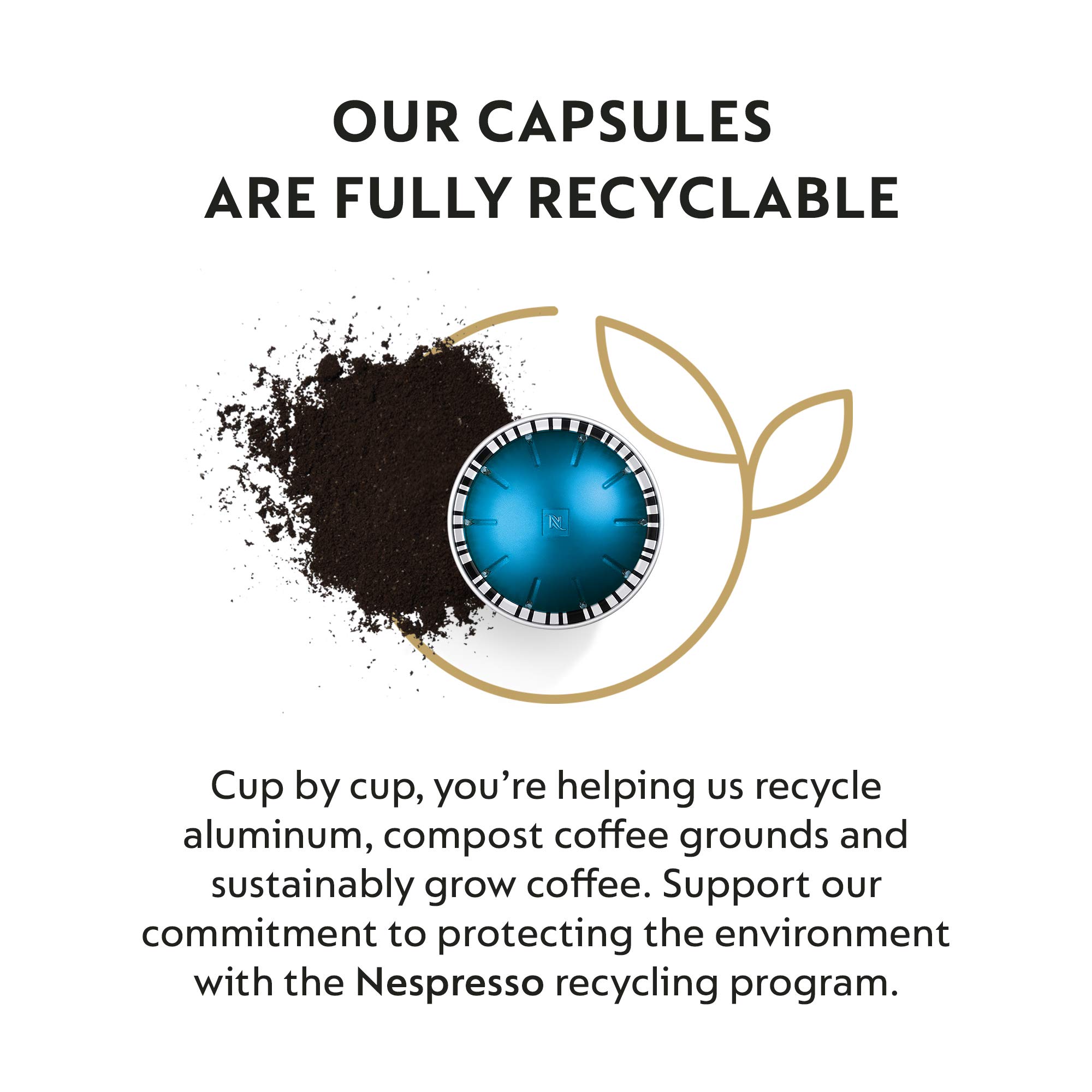 Nespresso Vertuo Next Coffee Machine with Aeroccino - Light Grey, 30 Pods for Home & Office