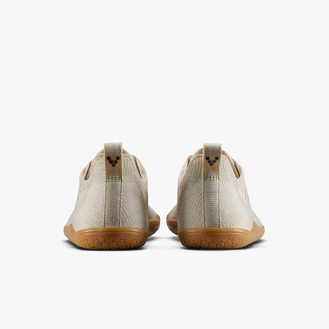 Vivobarefoot Women's Primus Lite Knit Natural - Barefoot Shoes for Women | Lightweight & Flexible Minimalist Footwear | Perfect for Running, Yoga & Everyday Wear