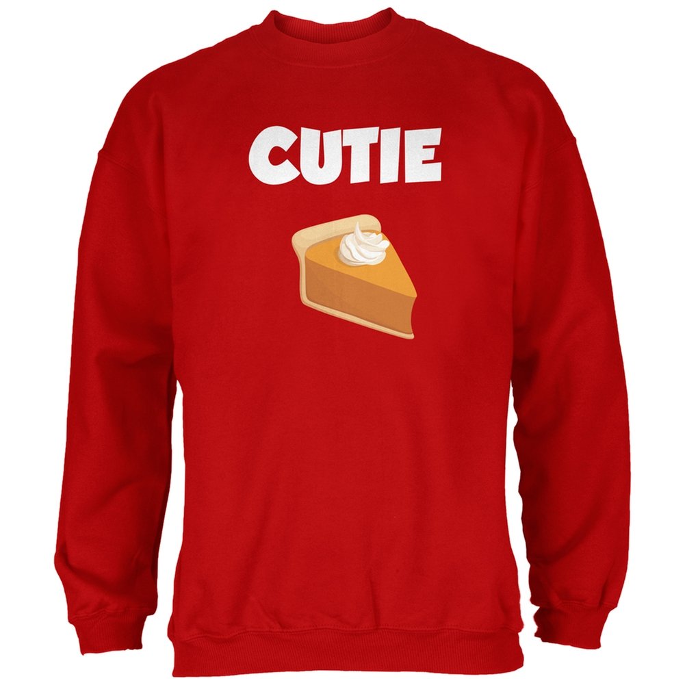 Thanksgiving Cute Red Adult Sweatshirt - Cozy Pullover for Fall, Holiday Parties & Family Gatherings