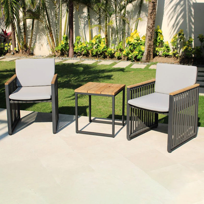 Premium Teak Wood Dining Table and Chairs Set - Outdoor/Indoor Patio Furniture for Garden, Backyard, and Restaurant Use