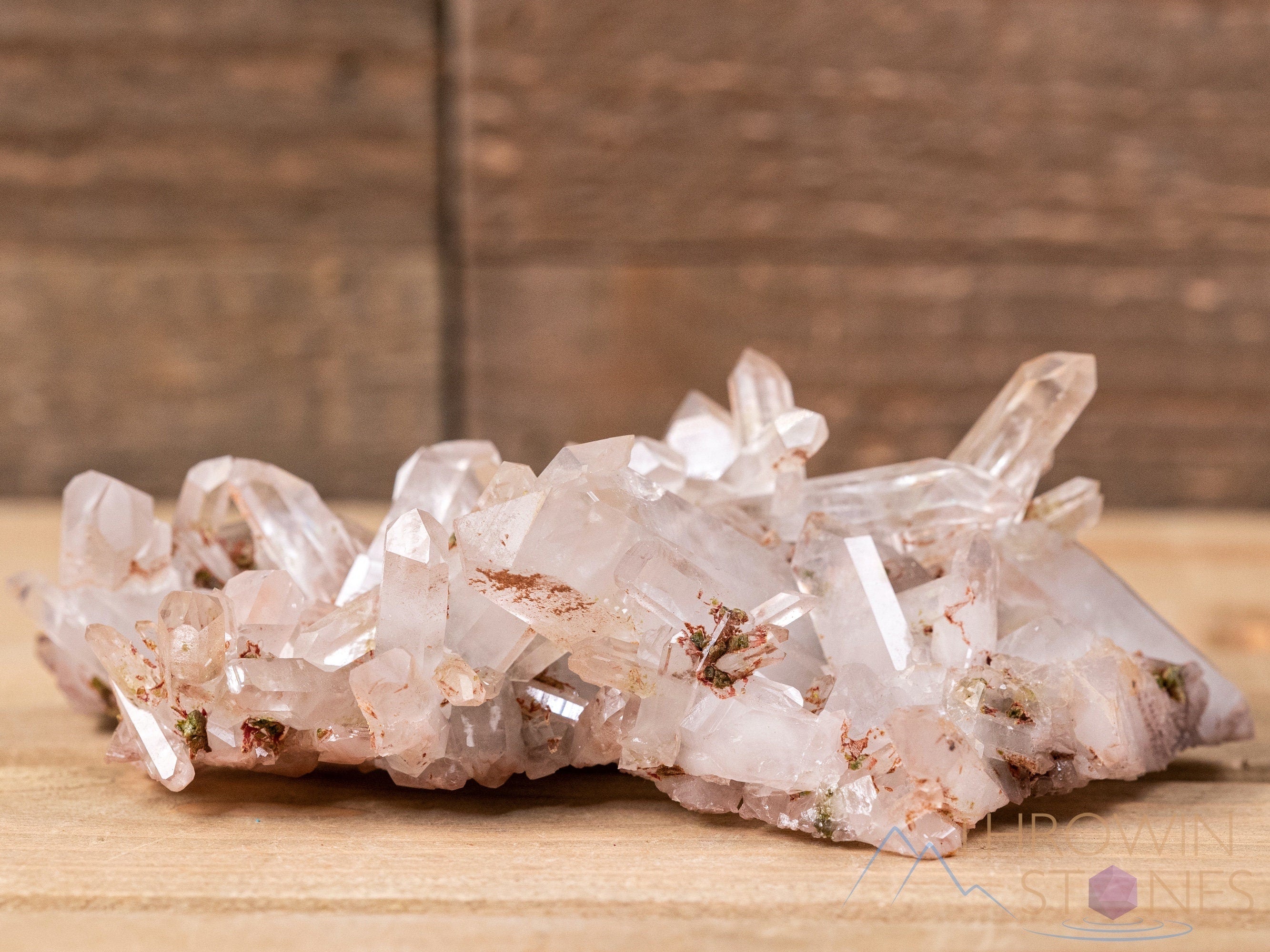 Messina Quartz with Hematite, Epidote, Piemontite - Natural Raw Crystal Cluster for Home Decor, Housewarming Gift & Healing Stones | Perfect for Meditation, Feng Shui & Spiritual Healing