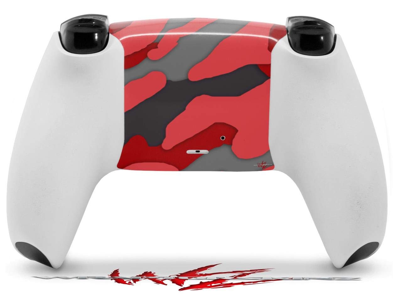 PS5 DualSense Controller Skin Wrap - Camouflage Red for Gaming & Protection