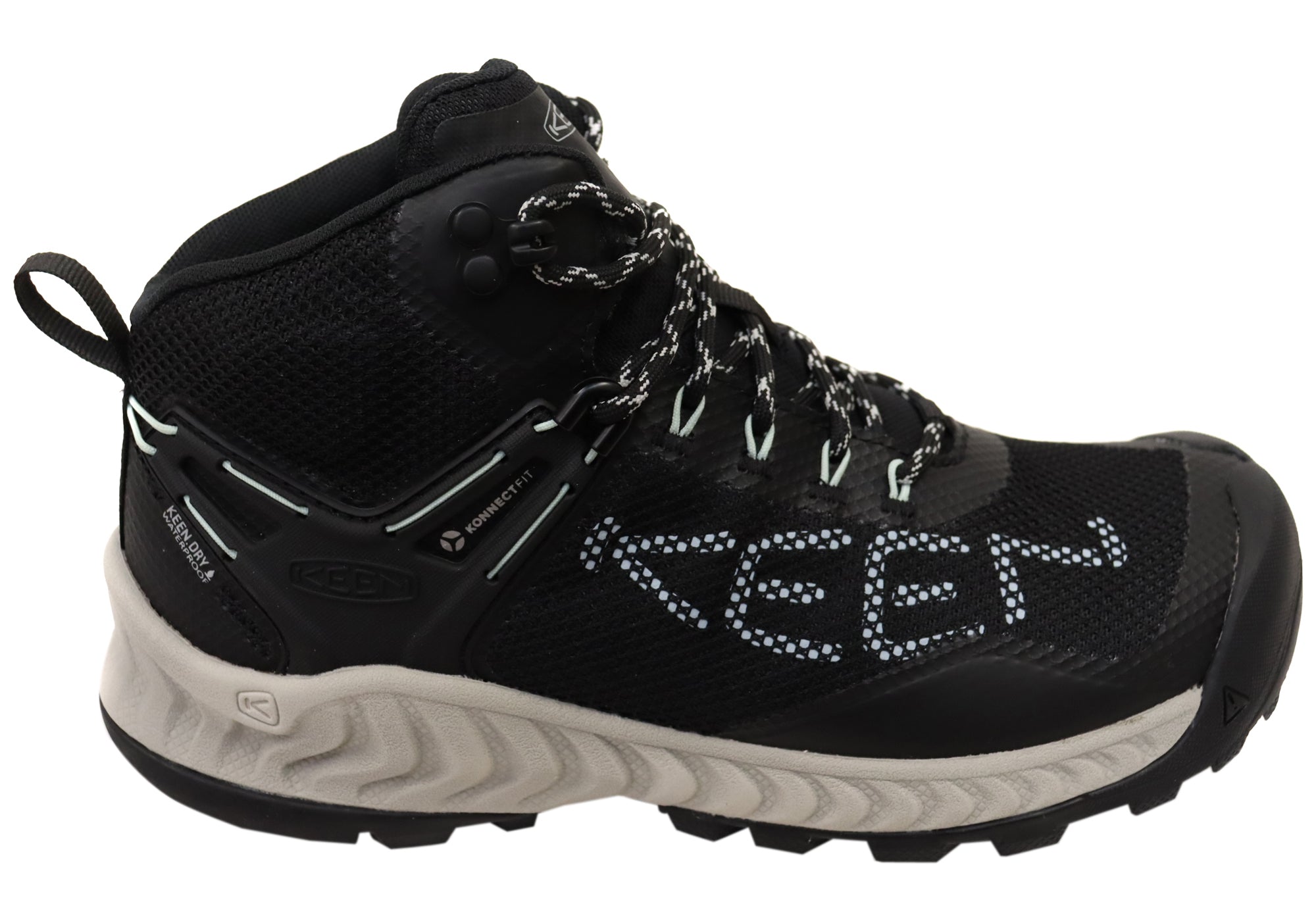 Keen Women's NXIS EVO Mid Waterproof Hiking Boots - Comfortable & Durable Outdoor Shoes for Trail Walking, Camping & Winter Adventures