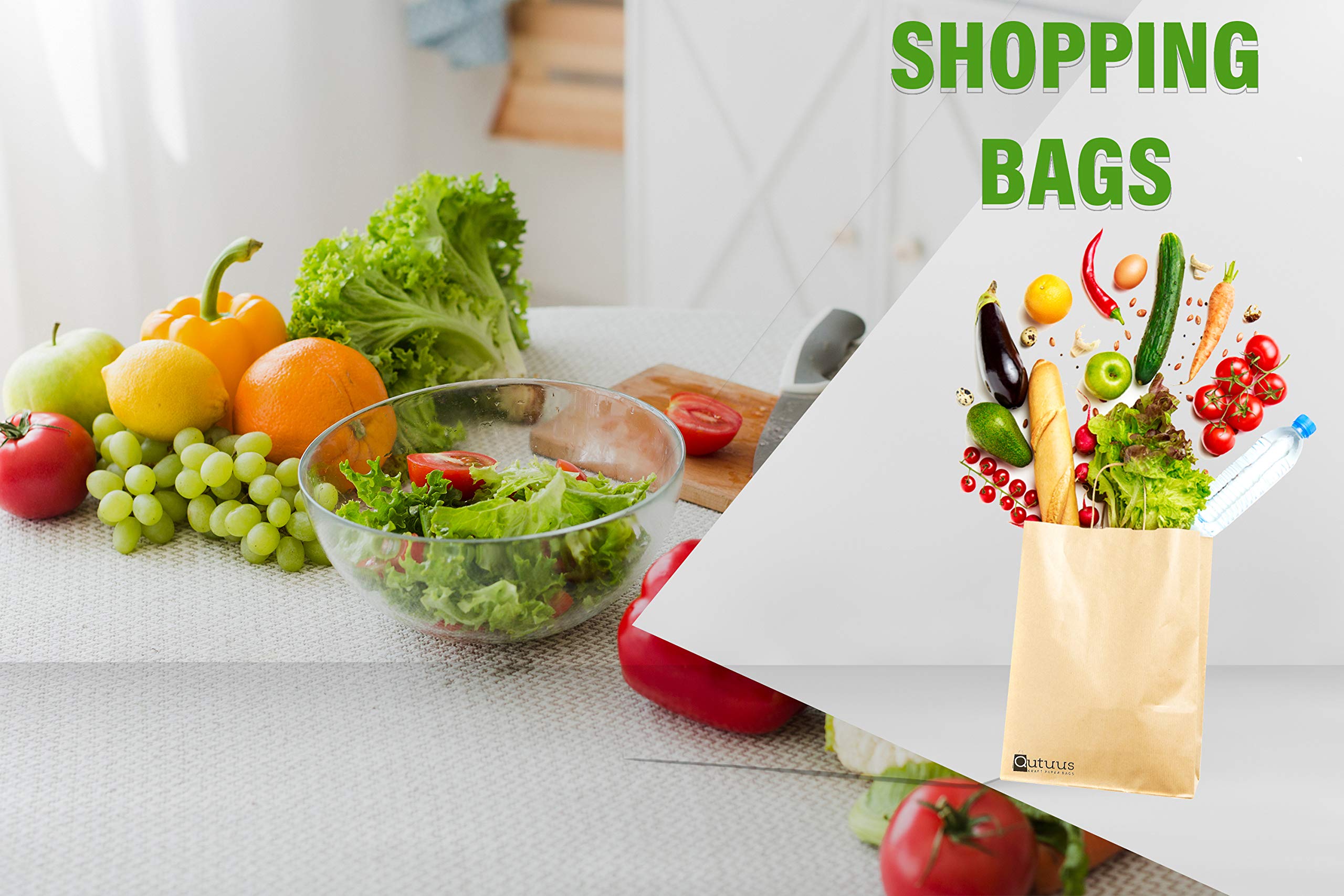 600 Pcs Kraft Paper Gift Bags Bulk 8x4.5x10 Inches - Eco-Friendly Brown Shopping Bags with Handles for Retail, Parties, Weddings & Events