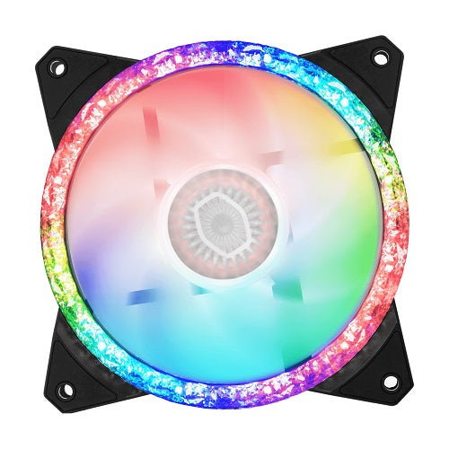 Cooler Master MasterFan MF120 Prismatic Tri Loop Addressable Gen 2 RGB Fan - High Performance PC Cooling with Vibrant RGB Lighting for Gaming Rigs & Workstations