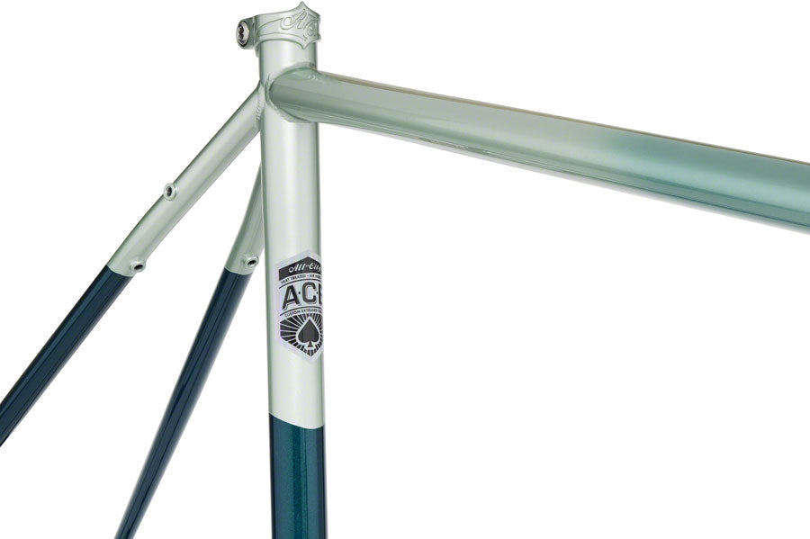 All City Cosmic Stallion Frameset - 650b/700c Steel Bike Frame in Rainbow Trout Color (49cm) | Perfect for Gravel Riding, Urban Commuting & Adventure Cycling