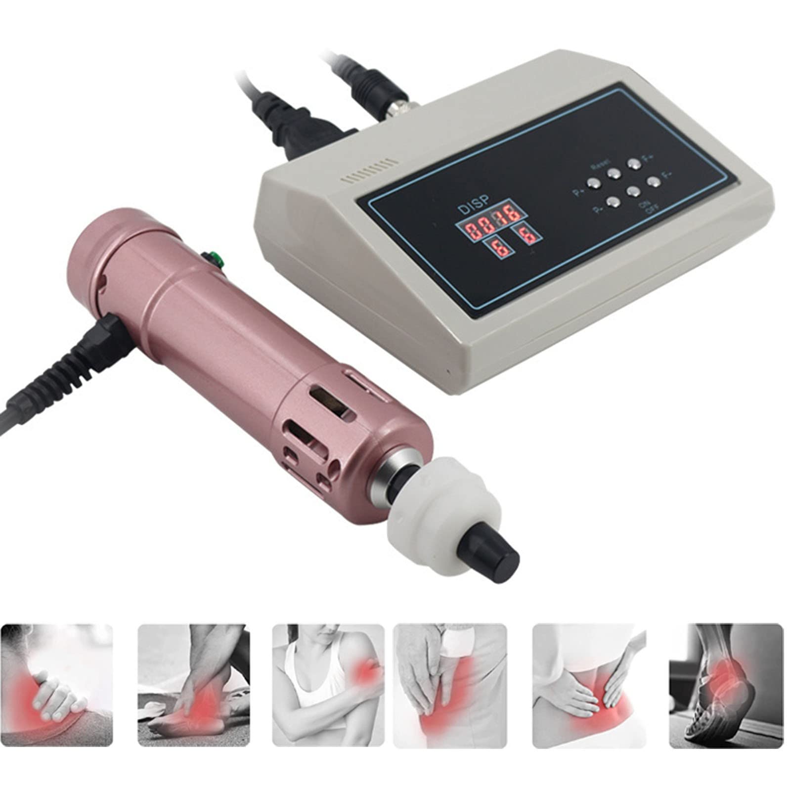 Electromagnetic Shockwave Therapy Device for ED & Pain Relief - Erectile Dysfunction Treatment, Sports Injury Recovery Massager - Home & Clinic Use for Men's Health & Physical Therapy