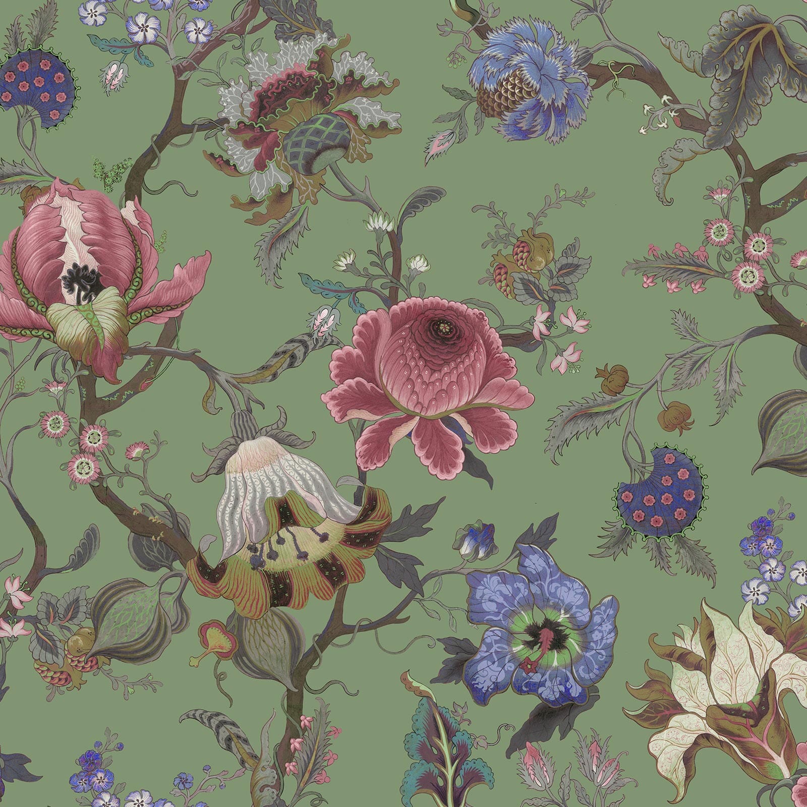 ARTEMIS Premium Jadeite Wallpaper Sample - Elegant Home Decor for Living Room, Bedroom & Office