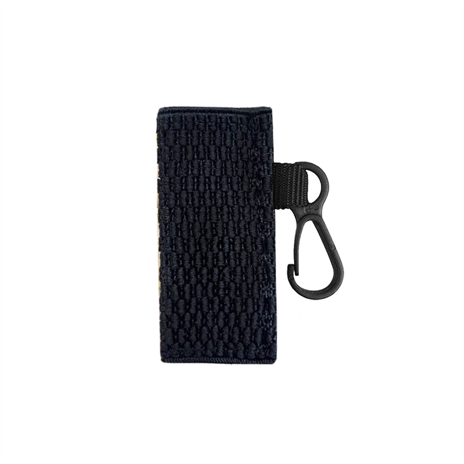 Lip Balm Holder Keychain - Clip On Keychain Sleeve for Lipstick & Cosmetics - Tight-Knit Elastic Pouch - Perfect for Purse, Backpack & Travel Accessories