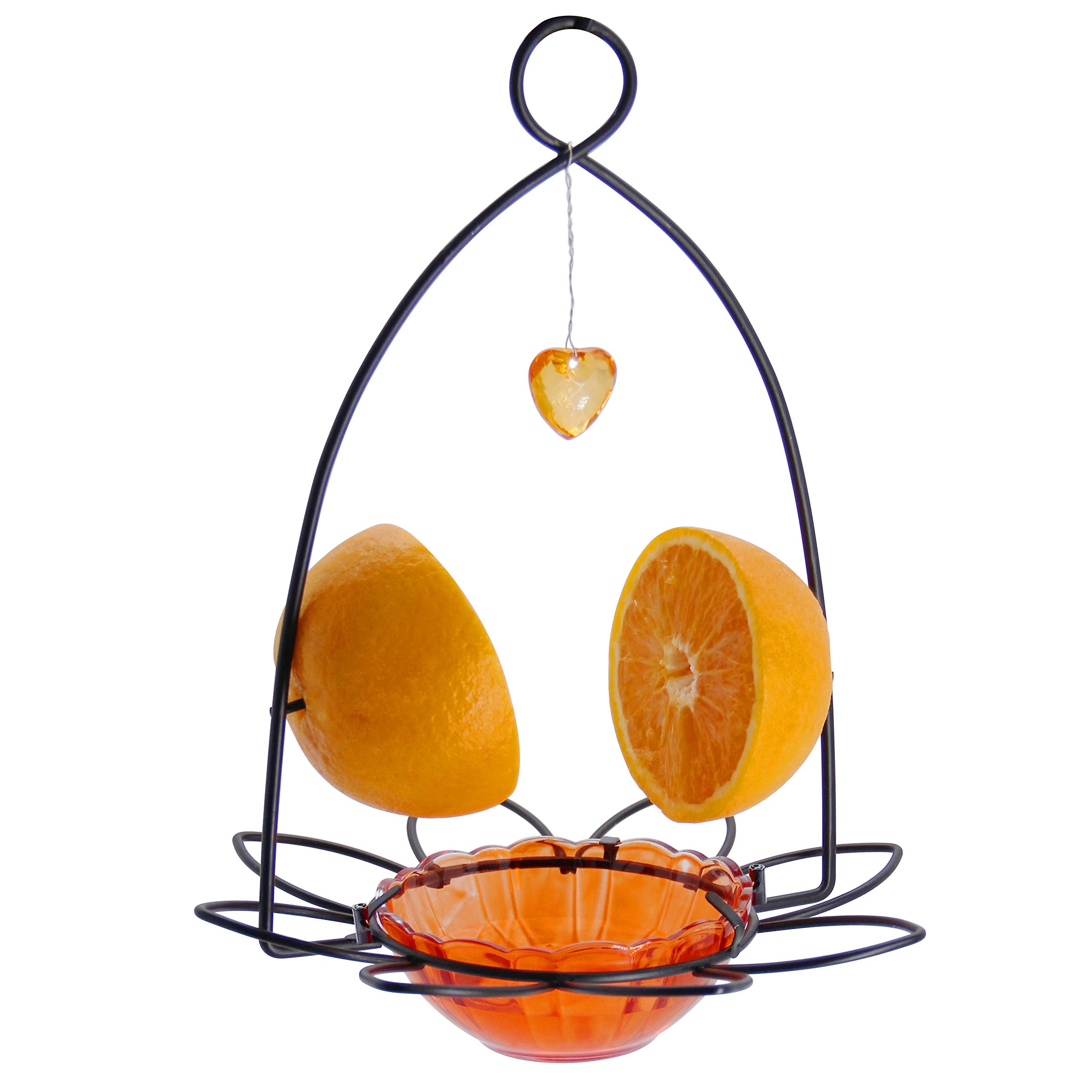 FORUP Oriole Bird Feeder with Orange Fruit Design - Attract Orioles to Your Garden | Perfect for Backyards, Patios & Outdoor Bird Watching