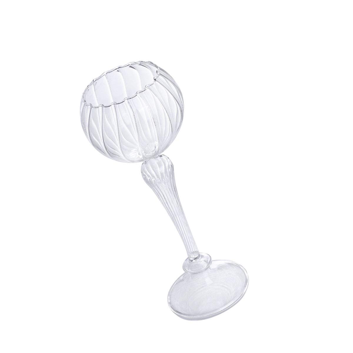ARTIBETTER Handmade European Style Glass Candlestick Holder - Elegant Goblet Candle Holder for Wedding Centerpieces, Dining Table Decor & Romantic Home Decor