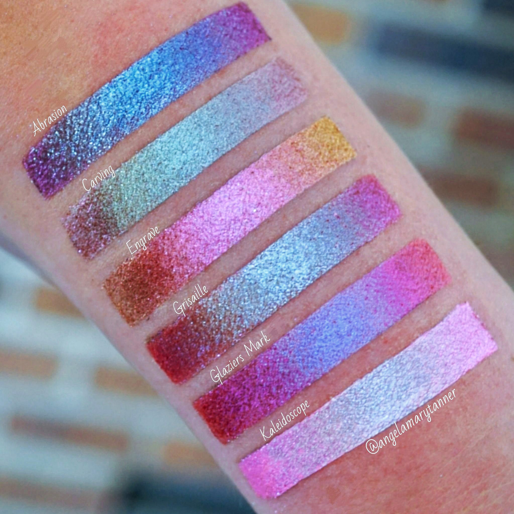 Multichrome Glitter Eyeshadow Palette - Long Lasting Carving Makeup for Stunning Eye Looks | Perfect for Party, Halloween & Special Occasions