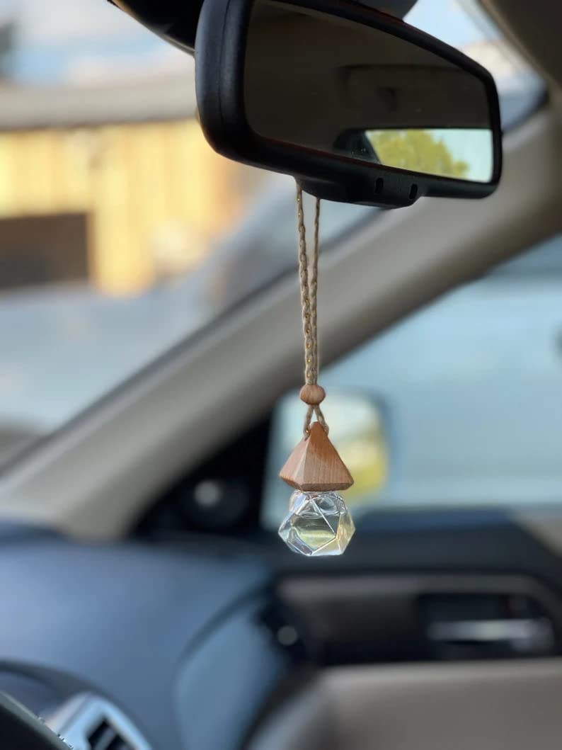 Bohemian Style Car Diffuser & Air Freshener - Kudzu Grape Scent for Aromatherapy | Perfect for Road Trips, Office Commute & Relaxing Drives
