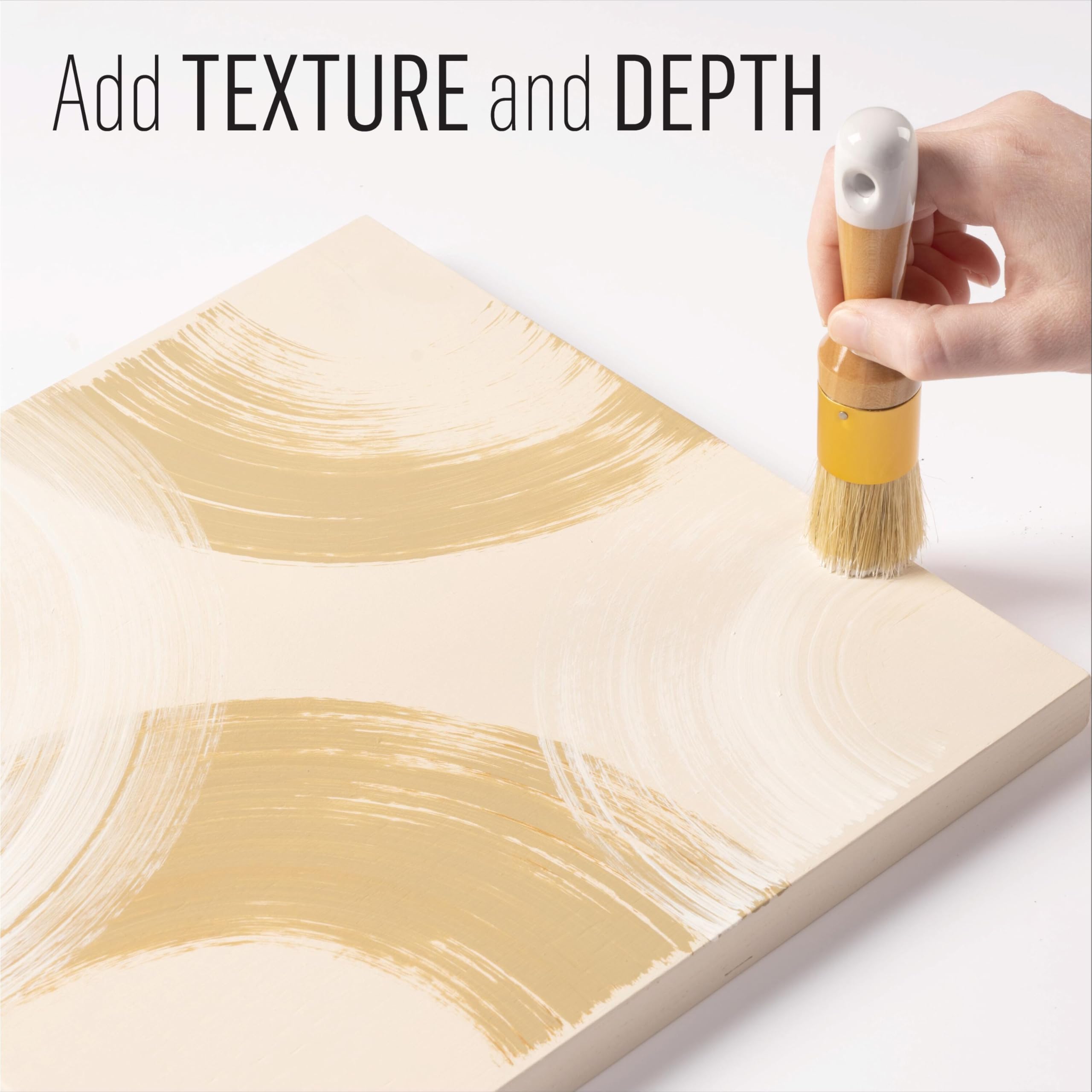 FolkArt Chalk & Wax Brushes for Home Decor DIY