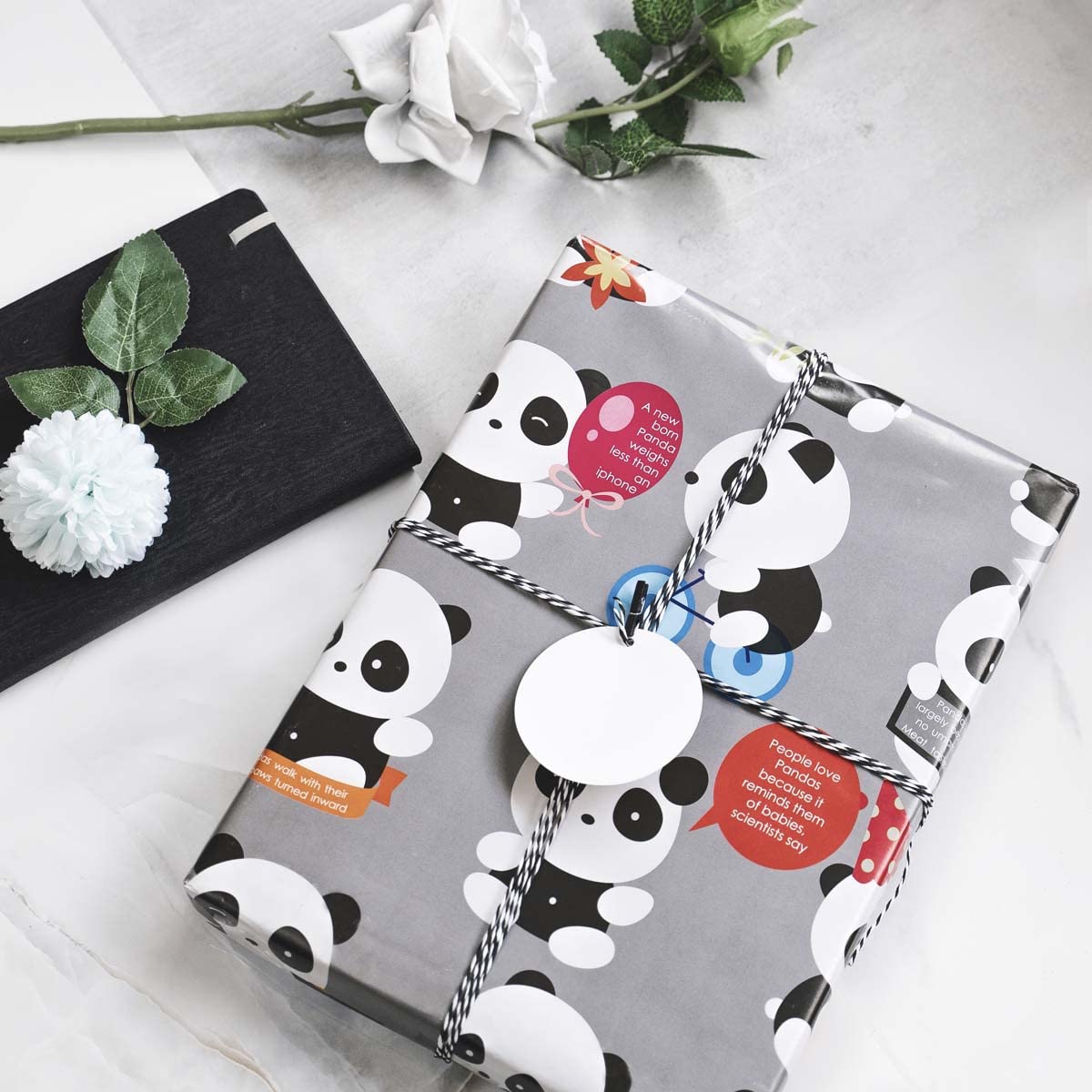 eVincE Premium Recyclable Gift Wrapping Paper - 6 Pack Large 28