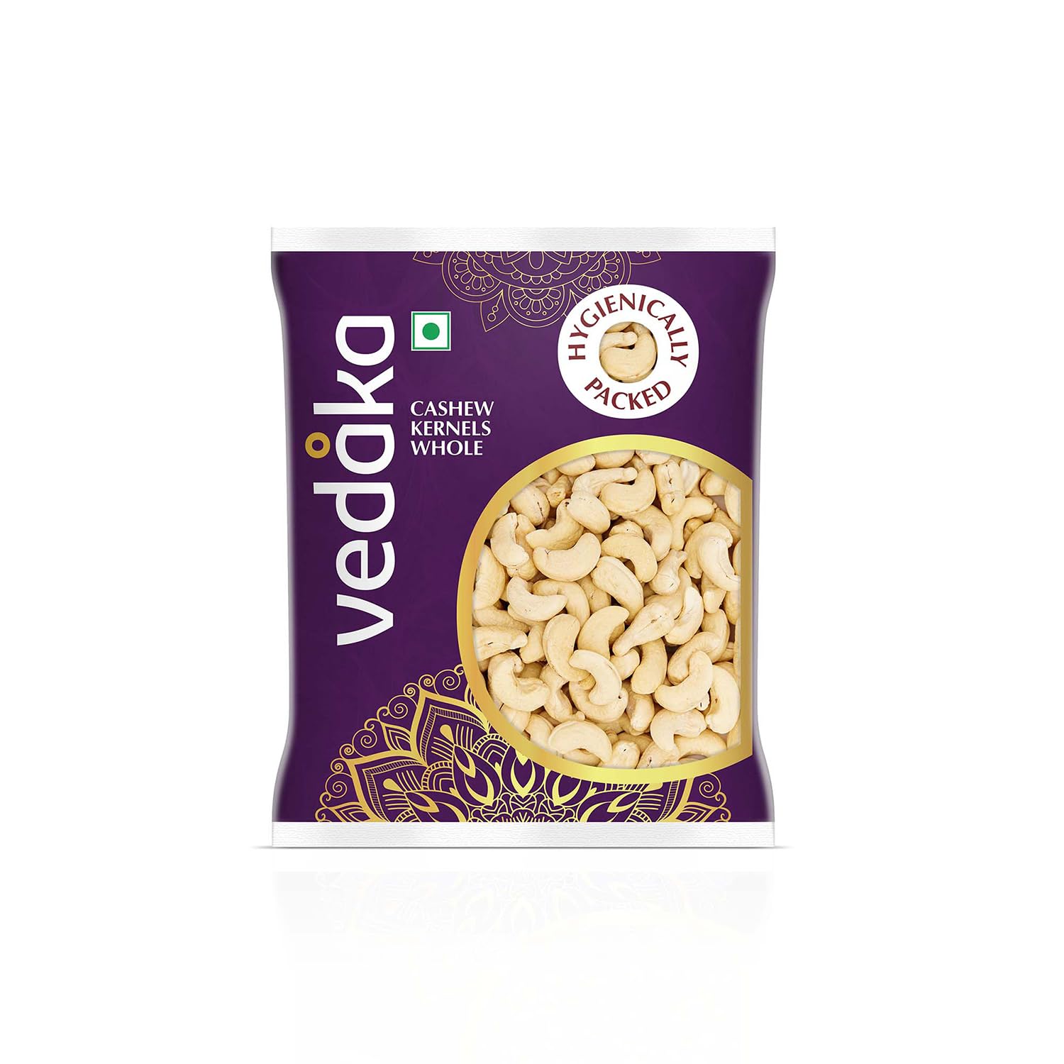 Vedaka Premium Whole Cashews - 200g (7oz) | Unsalted, Non-GMO, Gluten-Free Snack | Perfect for Healthy Eating, Baking & Party Platters
