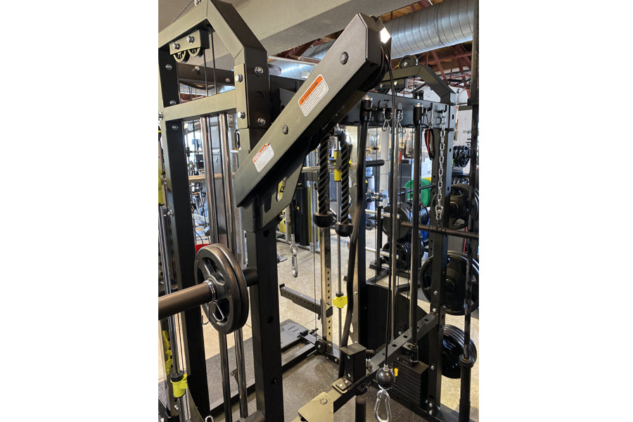 Warrior 701 All-in-One Power Rack with Smith Machine & Cable Crossover - Multi-Functional Home Gym Equipment for Strength Training & Fitness - Perfect for Home Workouts & Garage Gyms (Summer Sale)