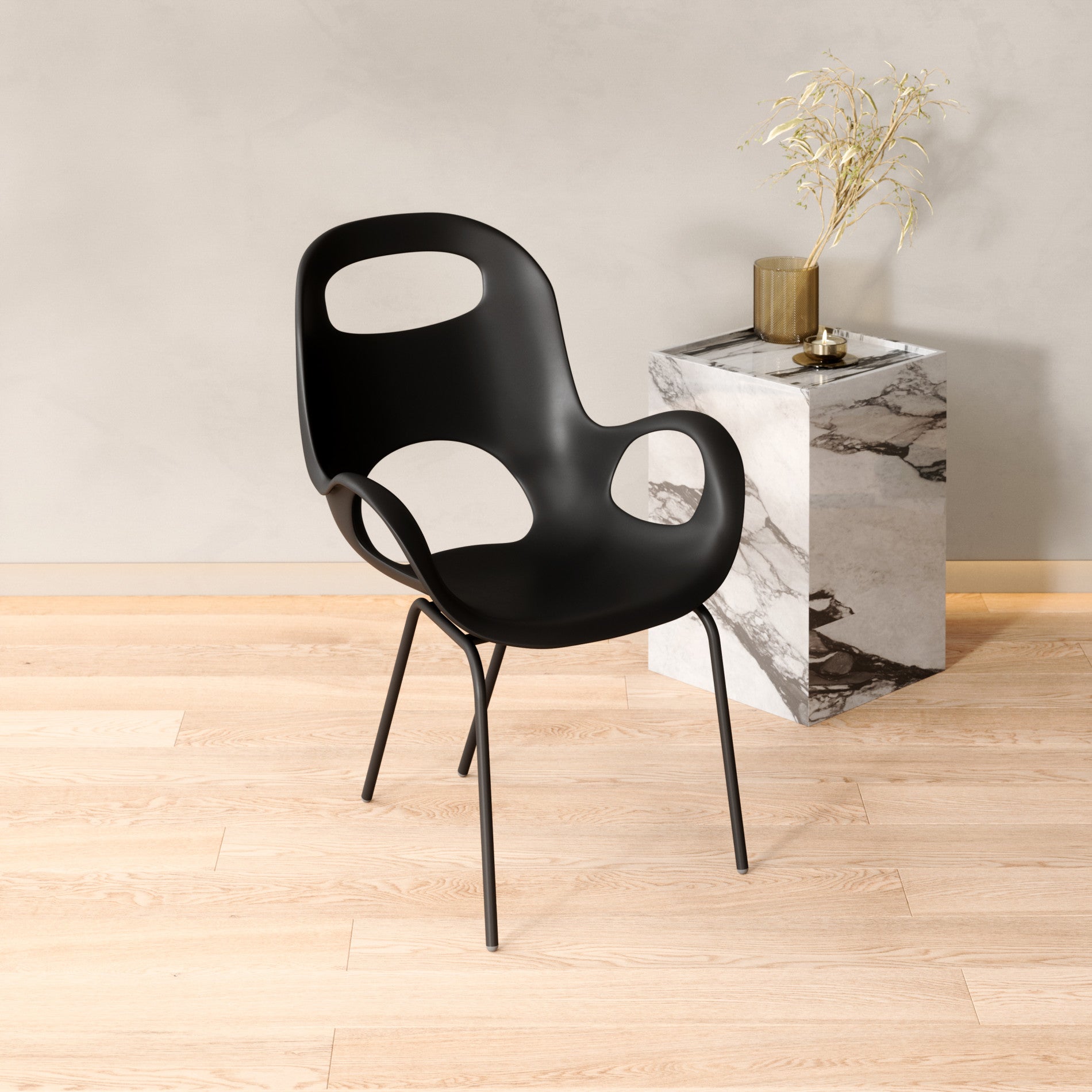 Ergonomic Office Chair with Lumbar Support - Adjustable Height & Swivel - Perfect for Home Office, Gaming & Study