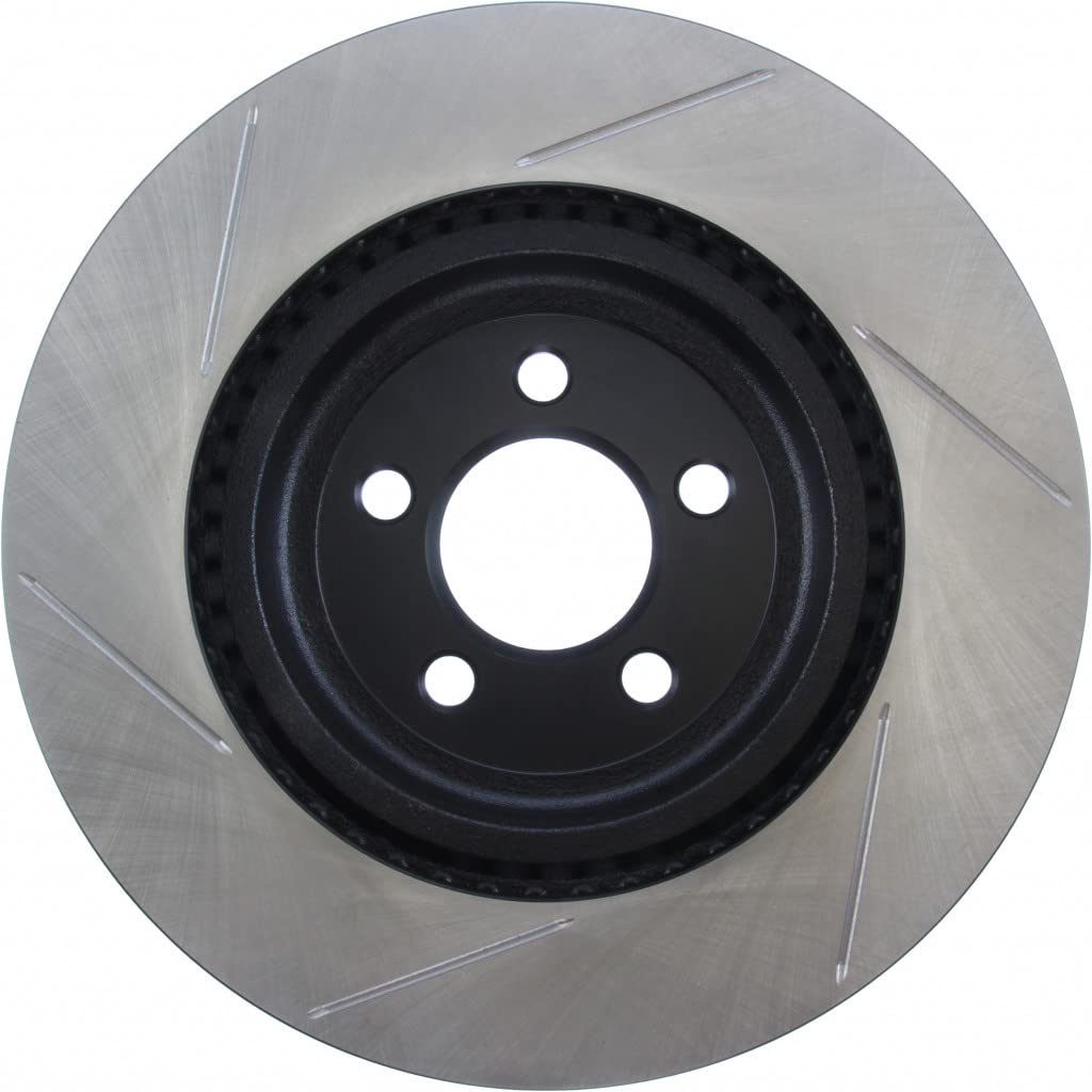 StopTech Slotted Brake Rotor for Dodge Charger & Challenger 2006-2020 - Sport Performance Driver Side (126.63061SL) | High-Performance Braking for Street & Track Racing