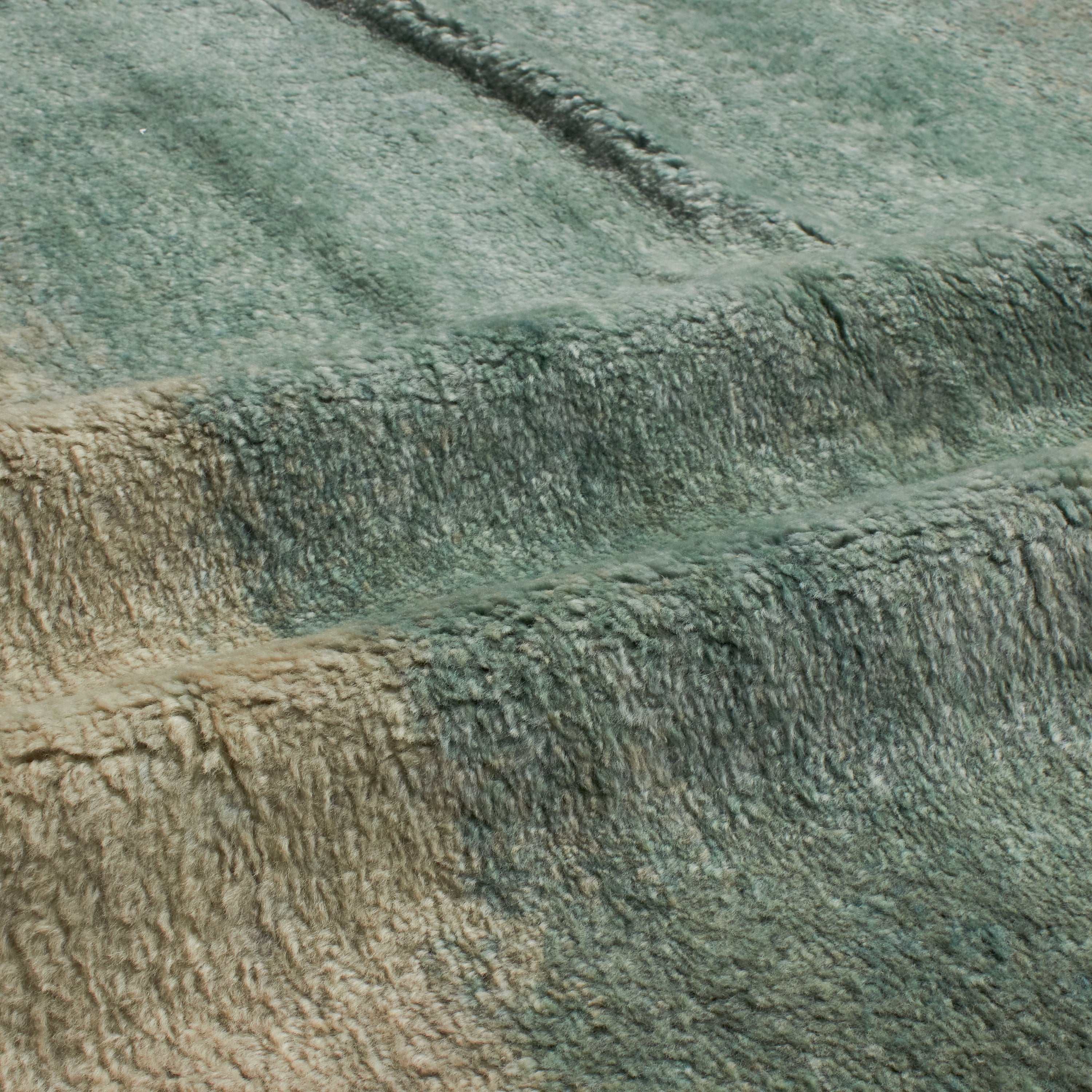 Premium Newage Gabbeh Teal Handmade Wool Rug - Soft & Durable Persian Style Area Carpet for Living Room, Bedroom & Home Decor