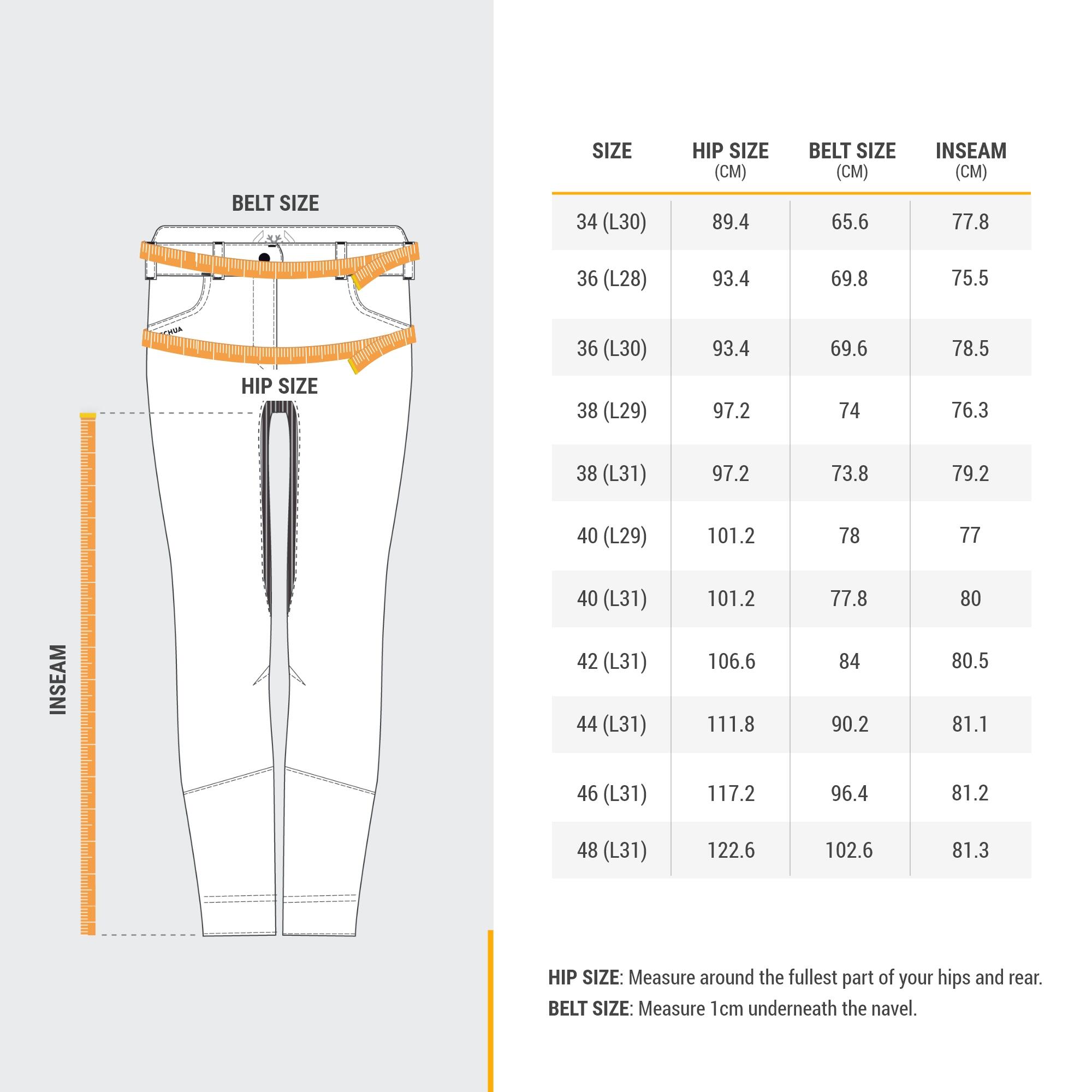 Quechua Women's SH500 Waterproof Hiking Pants - Lightweight & Breathable for Outdoor Adventures, Camping & Trekking