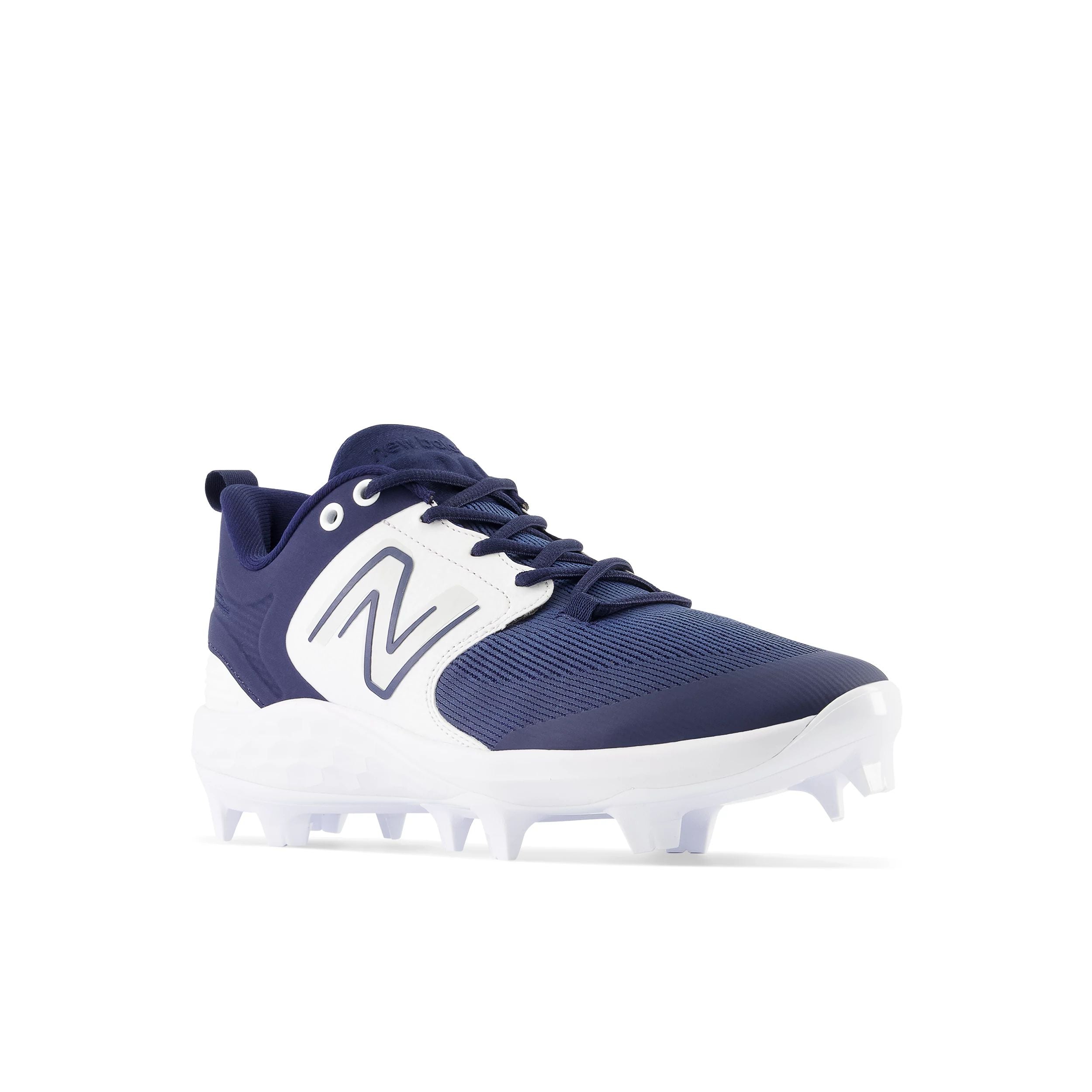 New Balance Fresh Foam 3000v6 Men's Baseball Cleats - Navy/White Low TPU for Traction & Comfort - Perfect for Baseball, Softball & Training on Grass or Turf Fields