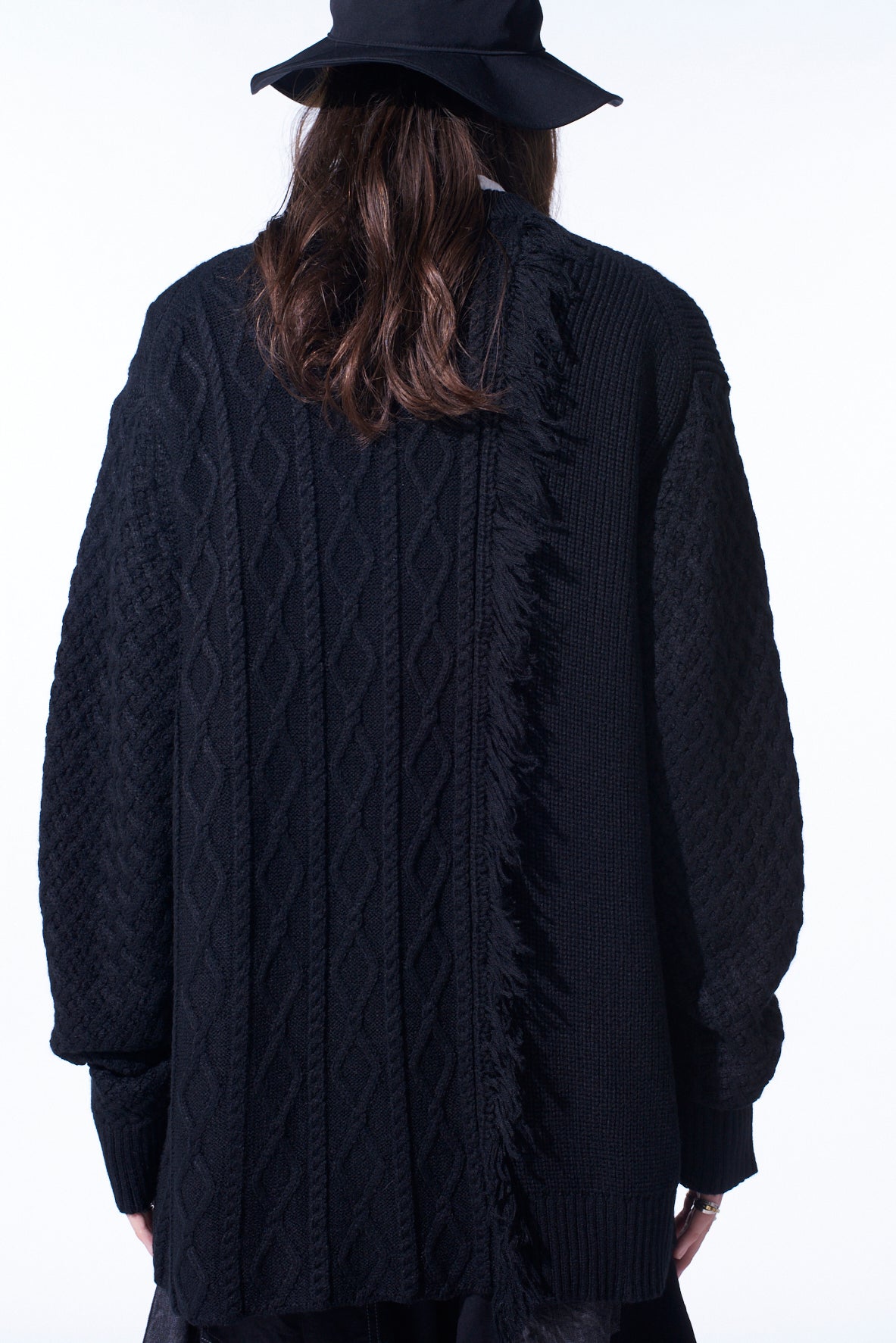 Corpilon Bulky Wool Fringe Cardigan - Cozy Oversized Knit Sweater for Women | Perfect for Fall & Winter Layering, Casual Outfits, and Office Wear