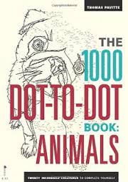 1000 Dot to Dot Animals Activity Book - Softcover Puzzle Book for Kids & Adults | Fun Stress Relief & Brain Teaser for Home, Travel, and Classroom