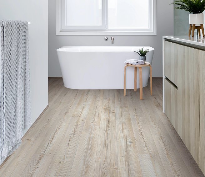 Coretec Plus Classics Premium Luxury Vinyl Plank Flooring - Washed Pine 7