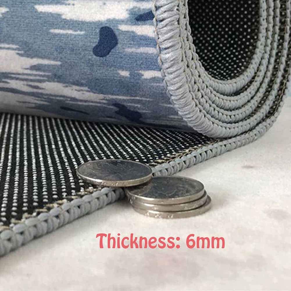 Non-Slip Round Chair Mat for Hardwood Floors - Large Gaming Rug & Office Floor Protector - Washable Low-Pile Carpet for Rolling Chairs - Perfect for Home Office, Gaming Setup & Workspace Protection