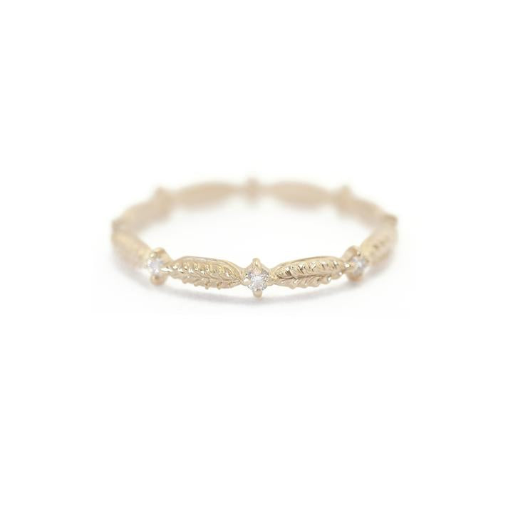 Evergreen Eternity Band Ring for Women - 14K Gold Plated Wedding Band, Anniversary Gift, Stackable Ring for Everyday Wear & Special Occasions