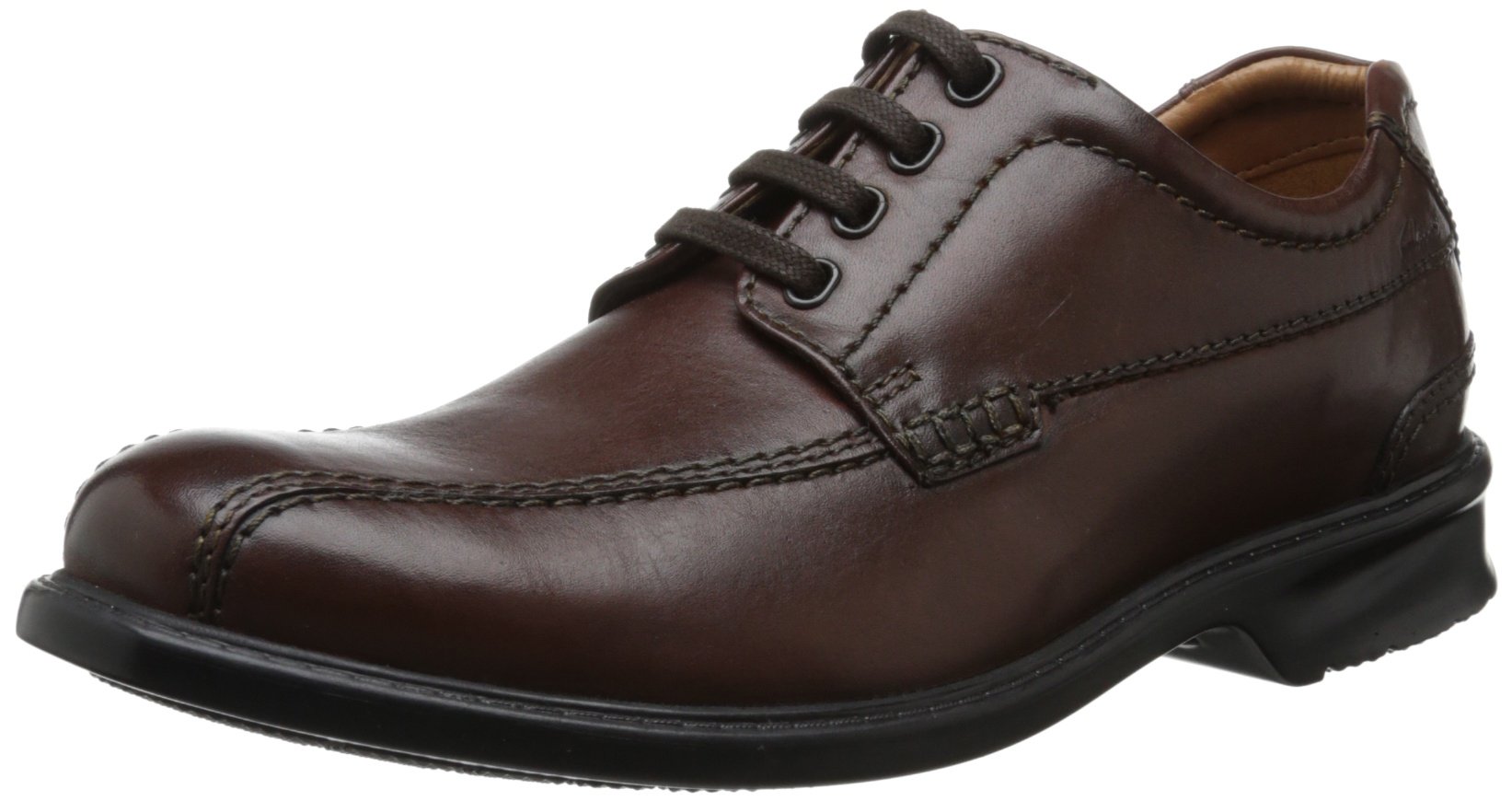 Clarks Men's Colson Over Oxford - Comfortable & Stylish Leather Dress Shoes for Business, Office & Formal Occasions