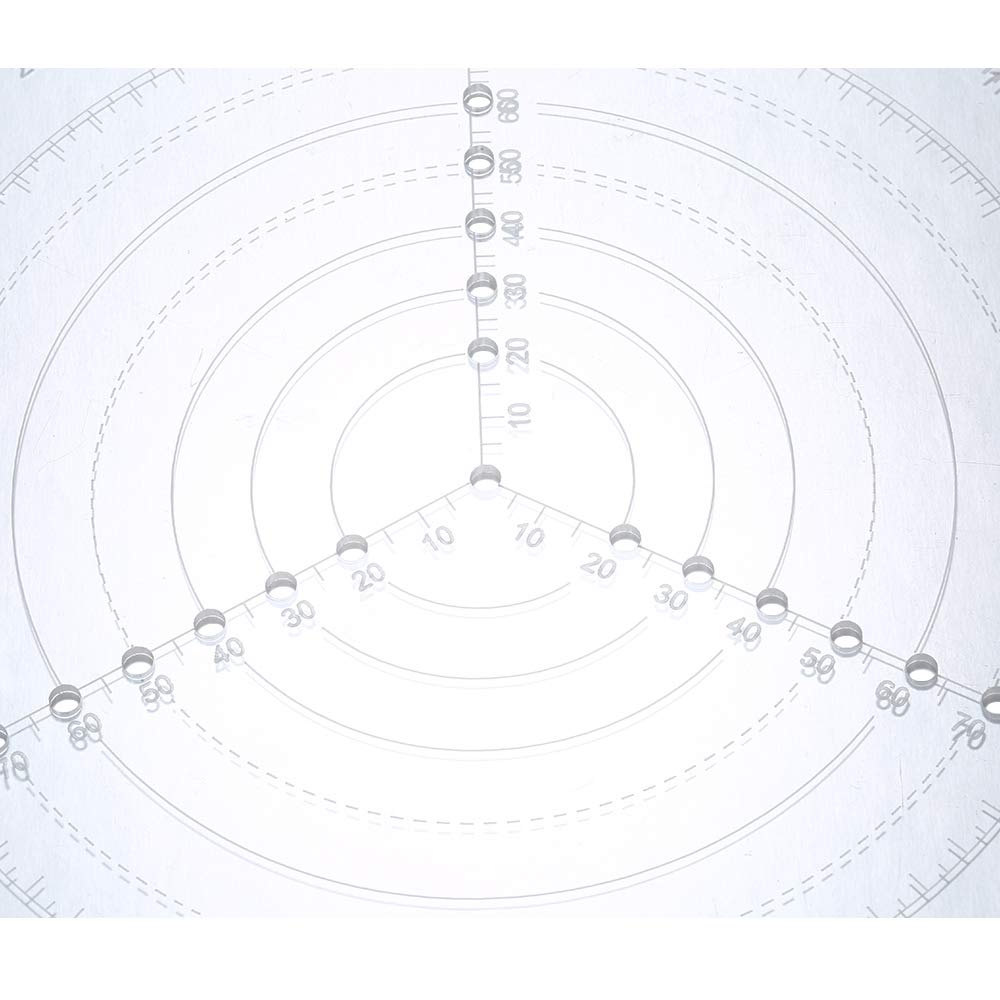 **Clear Acrylic Round Center Finder Compass - Precision Lathe Centering Tool for Wood Turning, Circle Gauge for Drawing Perfect Circles (Various Diameters) - Ideal for Woodworking, Metalworking & DIY Crafts**