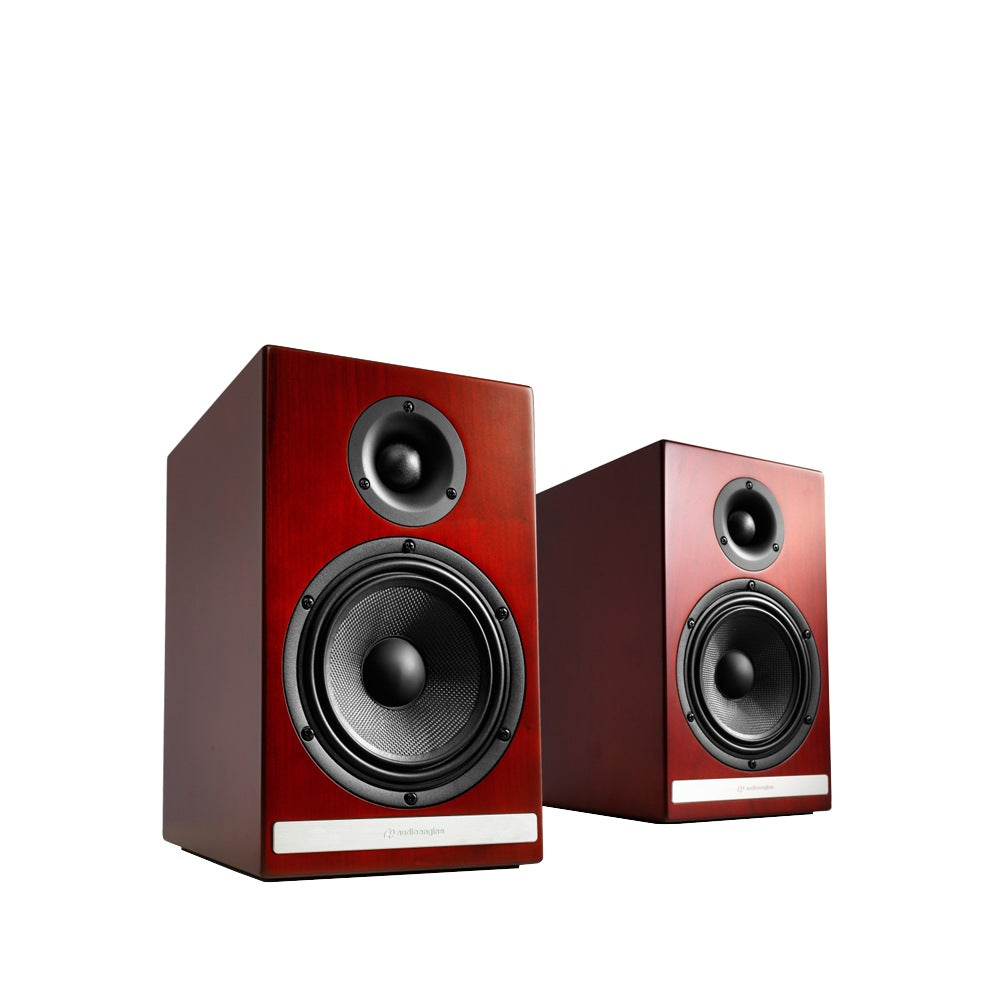 Audioengine HDP6 Passive Bookshelf Speakers - Premium Cherry Wood Finish for Home Theater & Music Listening - Perfect for Living Rooms, Offices & Studio Setups