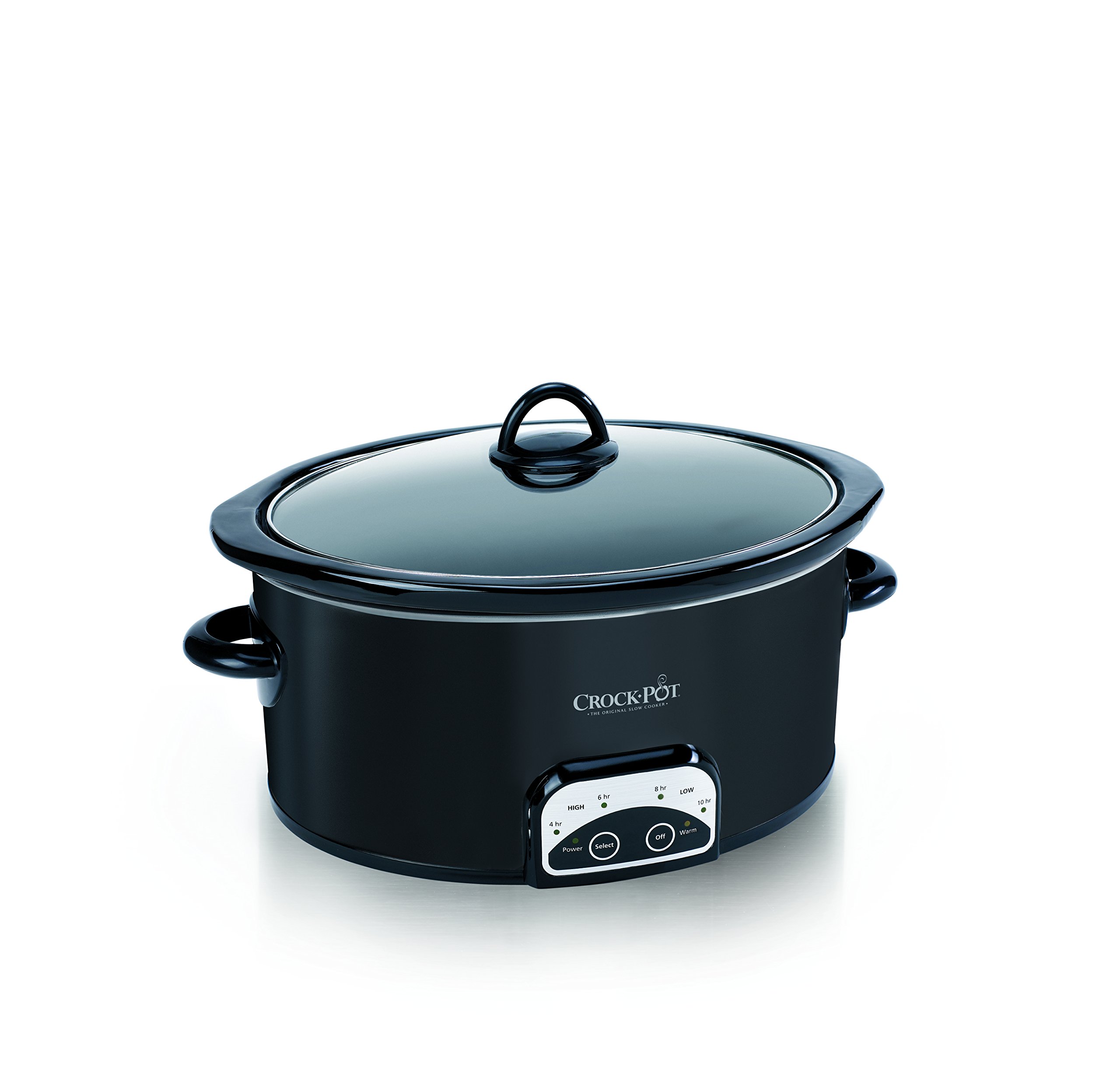Crock-Pot 6-Quart Programmable Slow Cooker with Digital Timer - SCCPVP550-B - Perfect for Family Dinners, Meal Prep & Holiday Cooking