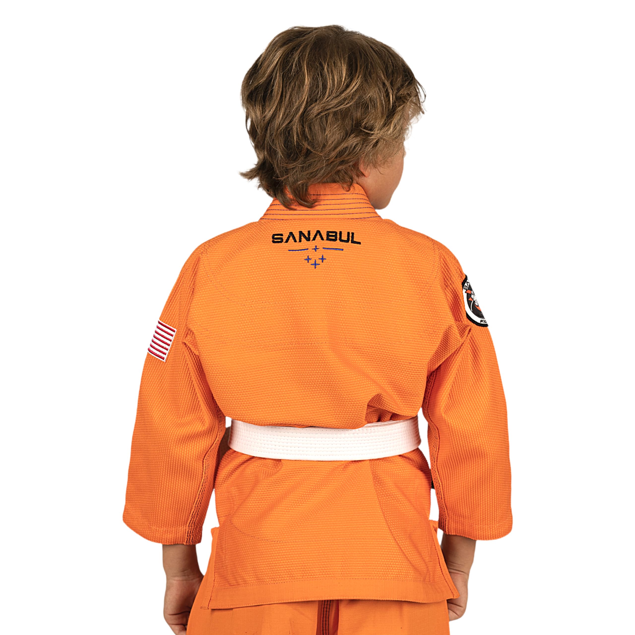 Sanabul NASA Kids BJJ Gi - Lightweight Youth Jiu Jitsu Uniform with Cosmic Design | Perfect for Training, Competitions & Martial Arts Classes