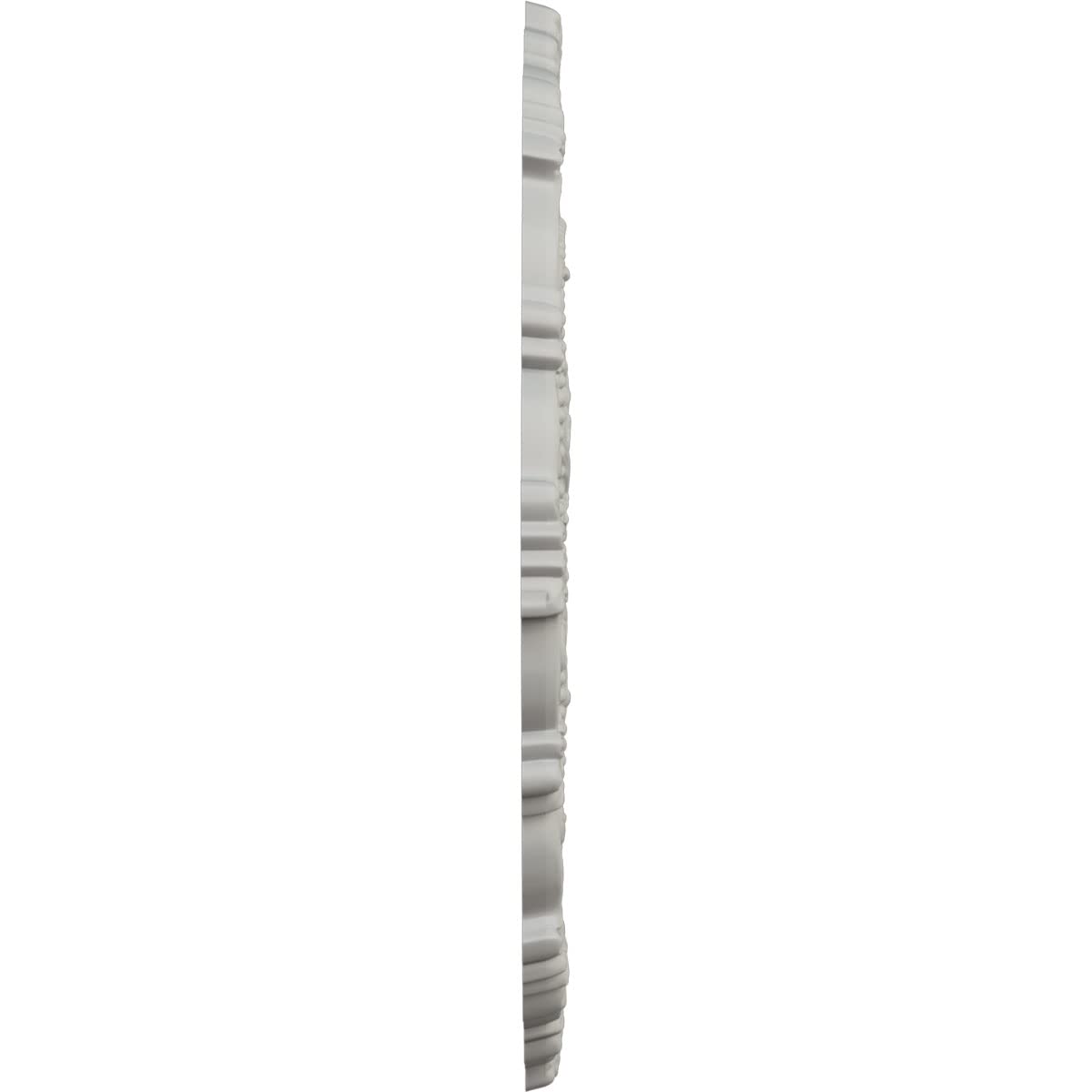 Ekena Millwork CM33SCPCF 33-Inch Scroll Ceiling Medallion - Hand-Painted Cream Finish, 33 1/4