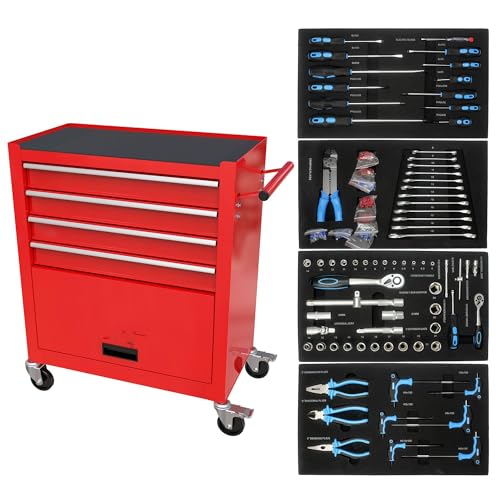 Red With Tool Set