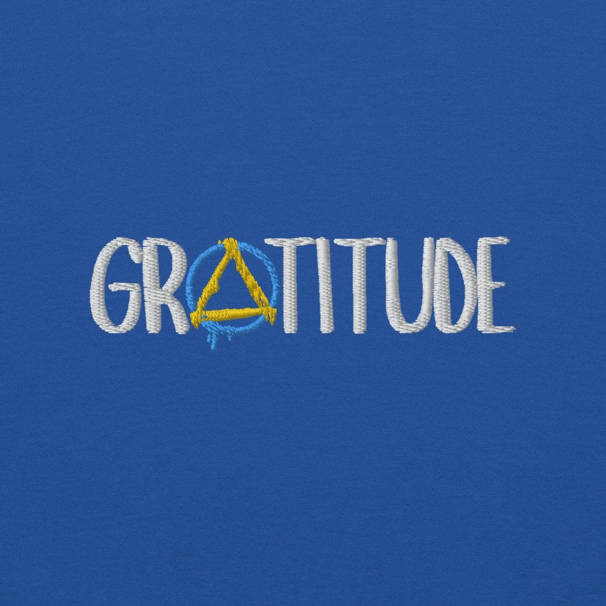 Gratitude Embroidered Unisex Sweatshirt | Comfortable Pullover Hoodie for Men & Women | Perfect for Casual Wear, Thanksgiving Gifts & Everyday Outfits
