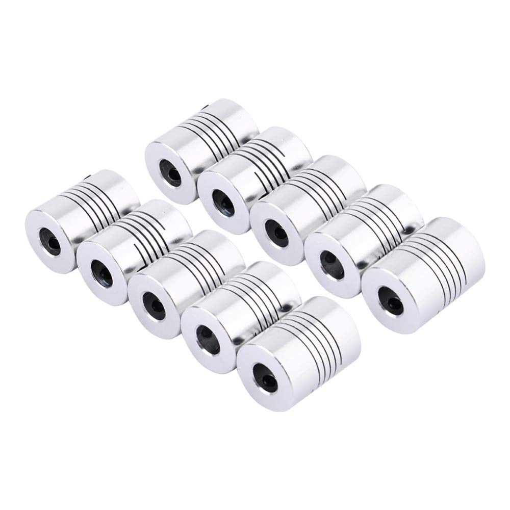 1 PCS 5825mm Flexible Motor Coupling for Printer Stepper Motor - High Precision Shaft Coupler for 3D Printers, CNC Machines, and Robotics (Rigid & Flexible Coupling Options)