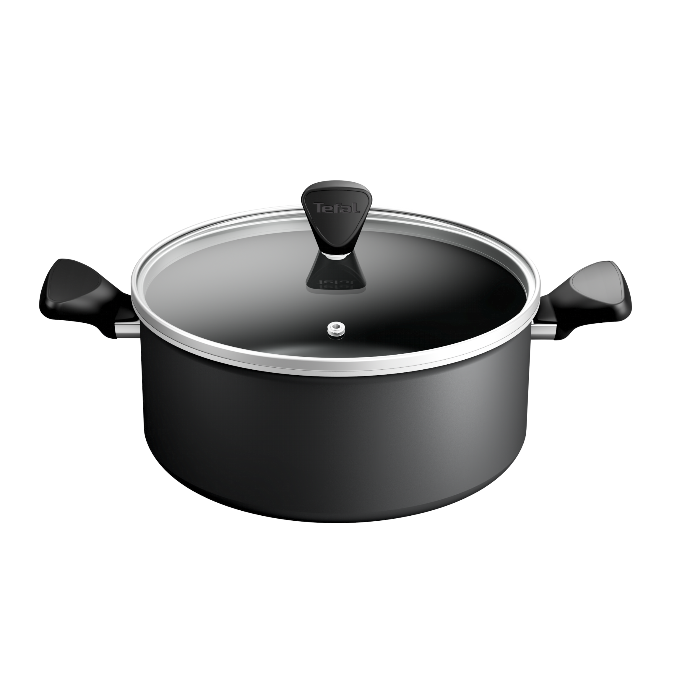Tefal React Induction Non Stick Stewpot with Lid - 24cm/4.5L - Premium Cookware for Induction Cooktops - Perfect for Soups, Stews & Slow Cooking