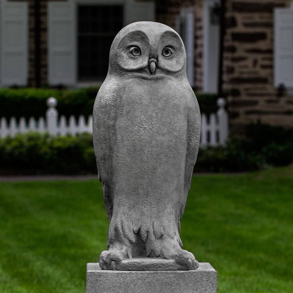 Dr. Hoo Statue - Handcrafted Home Decor & Garden Sculpture | Campania International | Perfect for Indoor & Outdoor Decor, Gifts, and Feng Shui