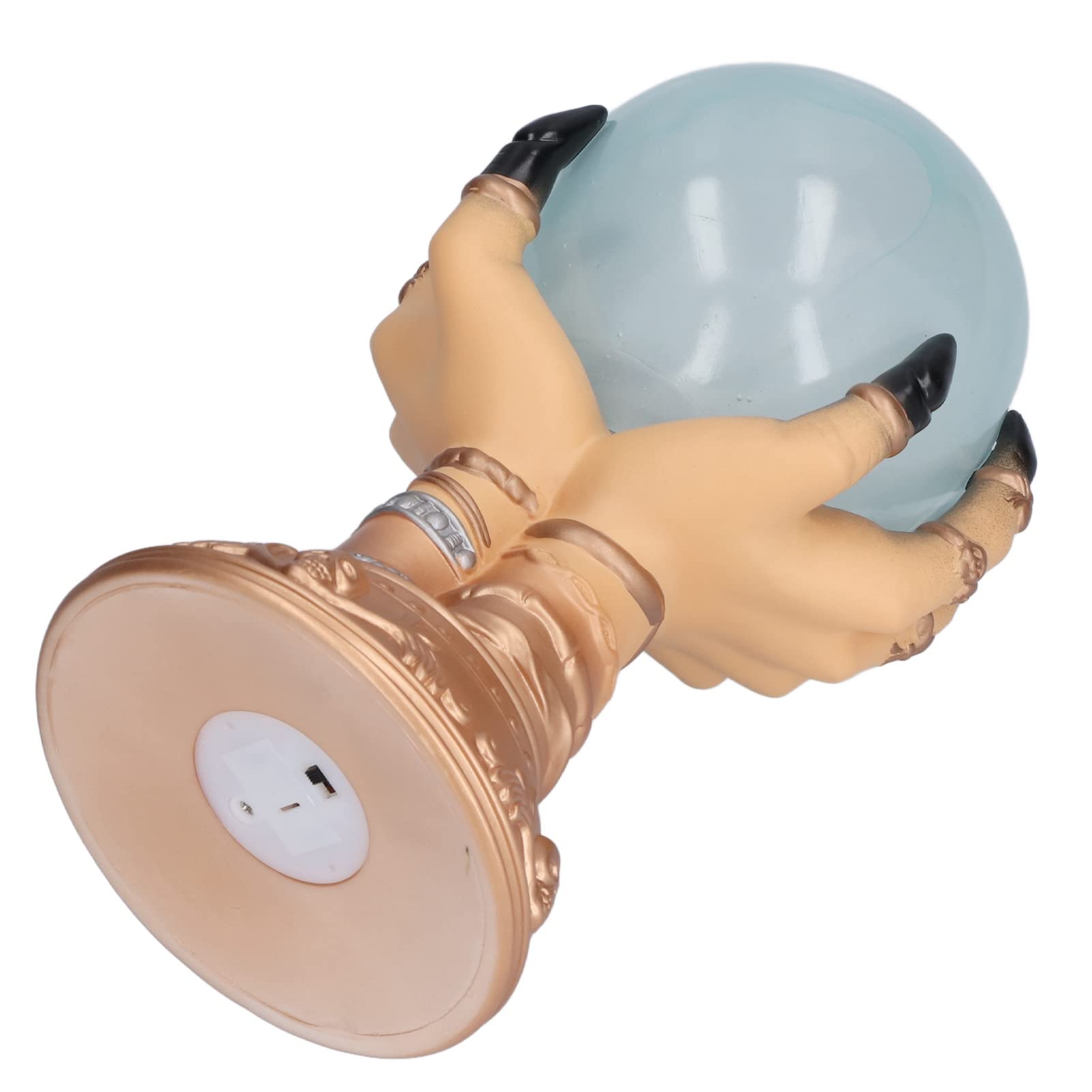 Crystal Ball Light - Witch Hand PVC Halloween Decor with Classic Design & Fine Craftsmanship | Perfect for Halloween Party, Home Decor, and Witch-Themed Events
