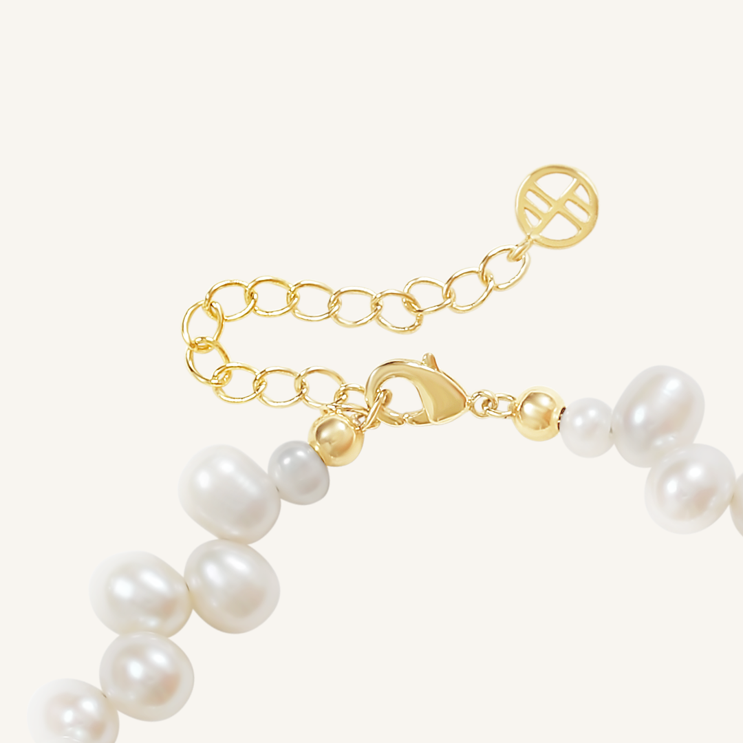 6mm Alaska Pearl Bracelet - Elegant Handmade Jewelry for Women, Perfect for Weddings, Parties & Special Occasions
