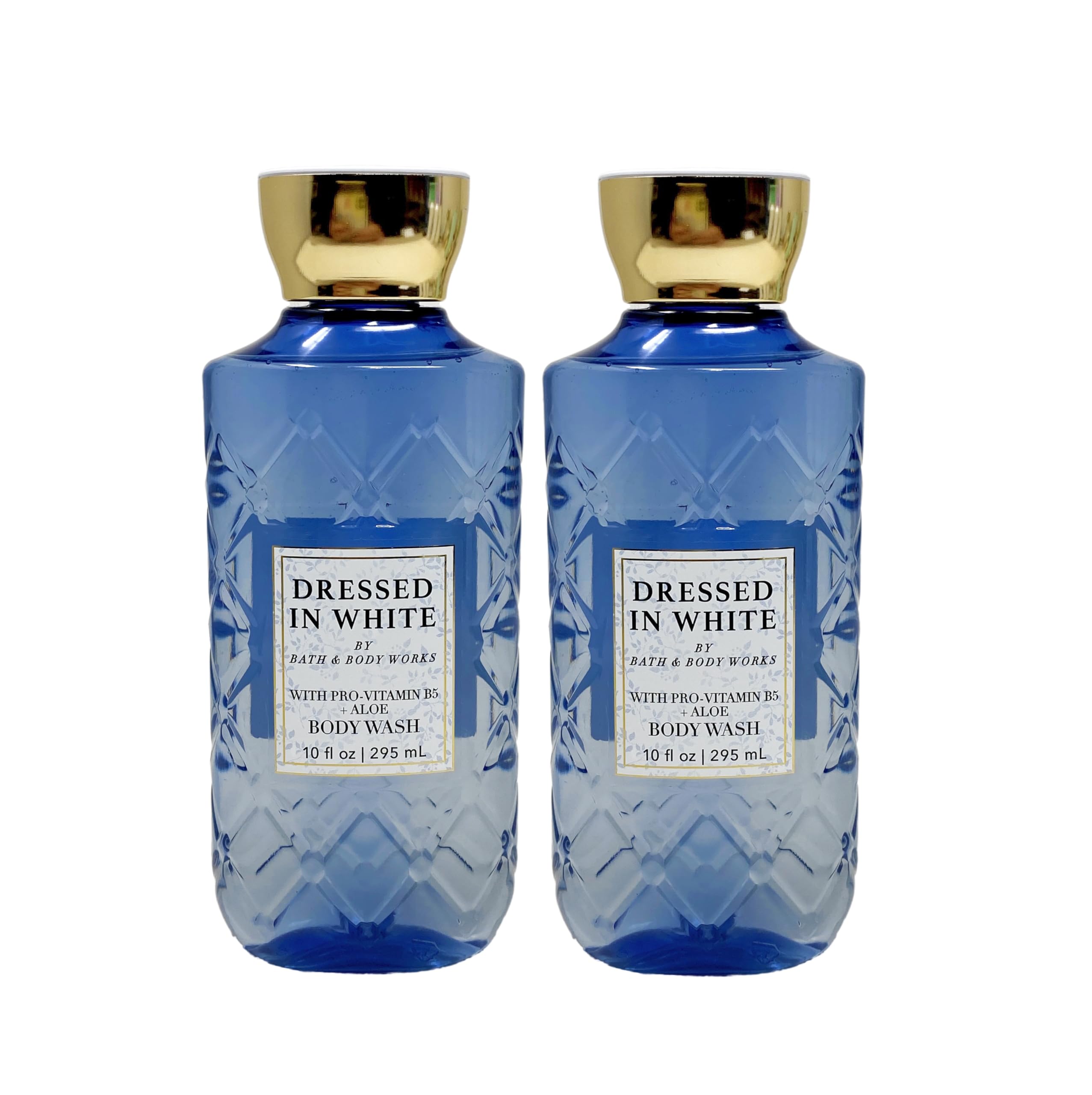 Bath & Body Works Dressed In White Body Wash - 2 Pack | Moisturizing Shower Gel for Soft Skin - Perfect for Daily Use & Relaxing Bath Time