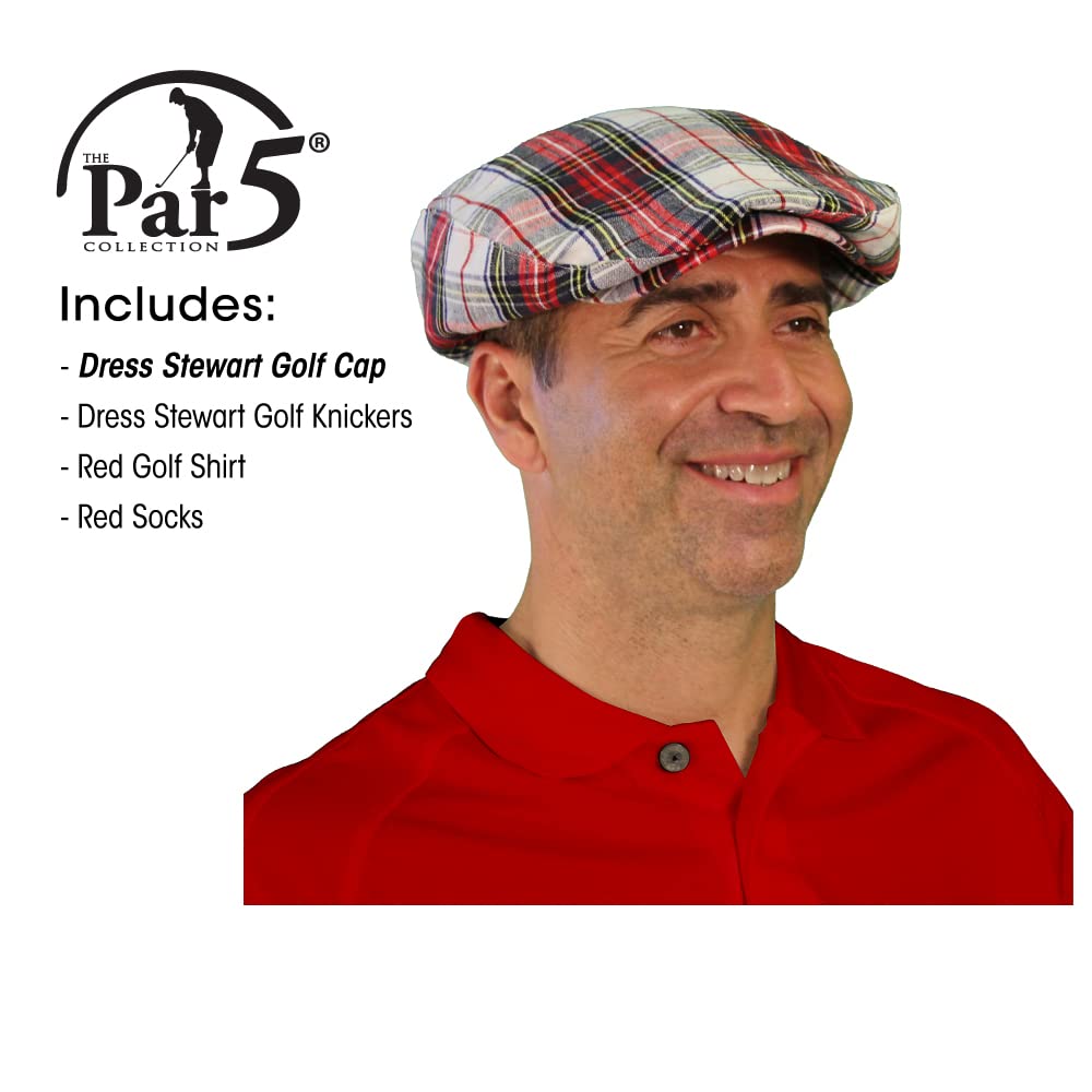 Stewart Golf Outfits for Men - Stylish Red Golf Dress - Perfect for Golf Tournaments & Country Club Events