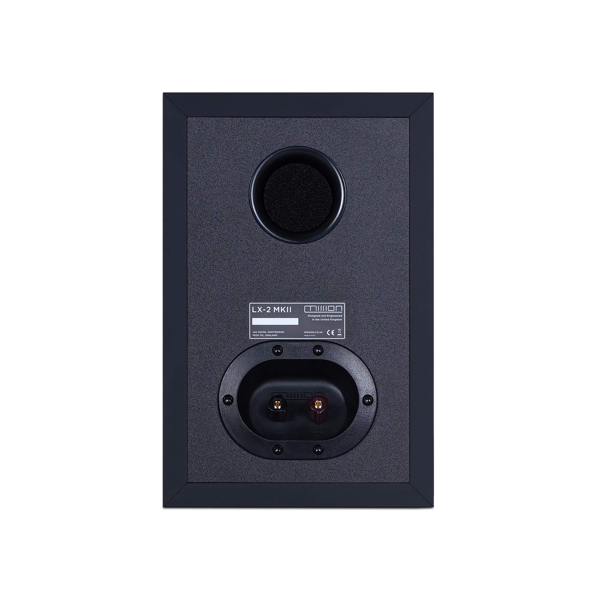 Mission LX-2 MKII Bookshelf Speakers (Pair) - High-Fidelity 2-Way HiFi Bookshelf Speakers for Home Audio, Studio & Gaming - Premium Black Finish for Living Room, Office & Entertainment Spaces